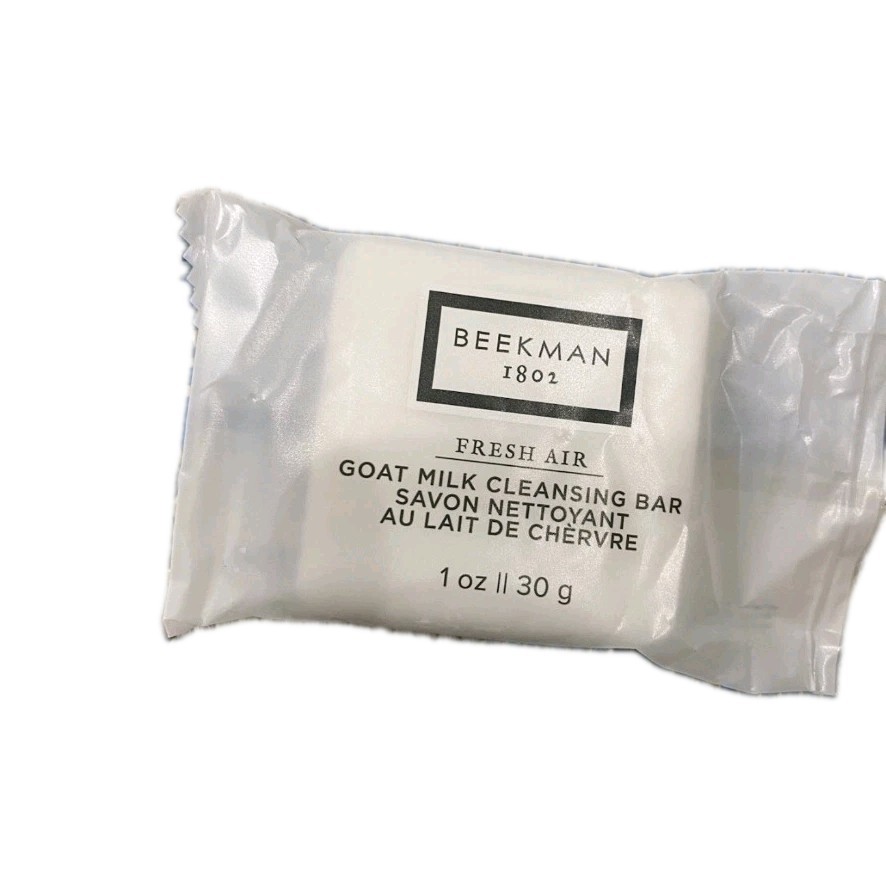 50pc Beekman 1802 Fresh Air Goat Milk Cleansing Bar Soap Travel Hotel Size 1 oz