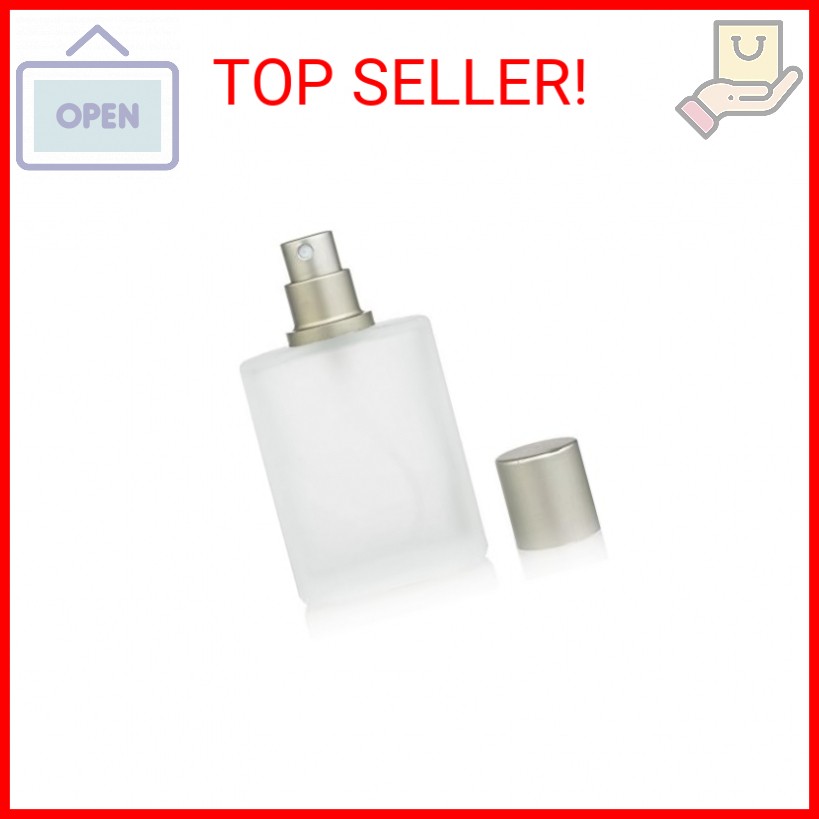 Enslz Frosted Glass Bottle Perfume Atomizer Refillable Spray Empty Perfume Bottl