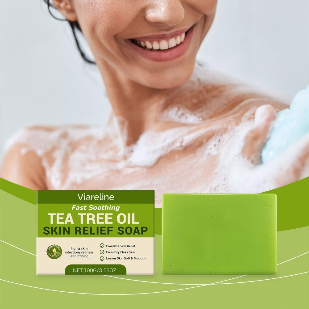 Relief Soap Bar, Loravey Tea Tree Oil Soap,Natural Soaps for Healthy Skin CW