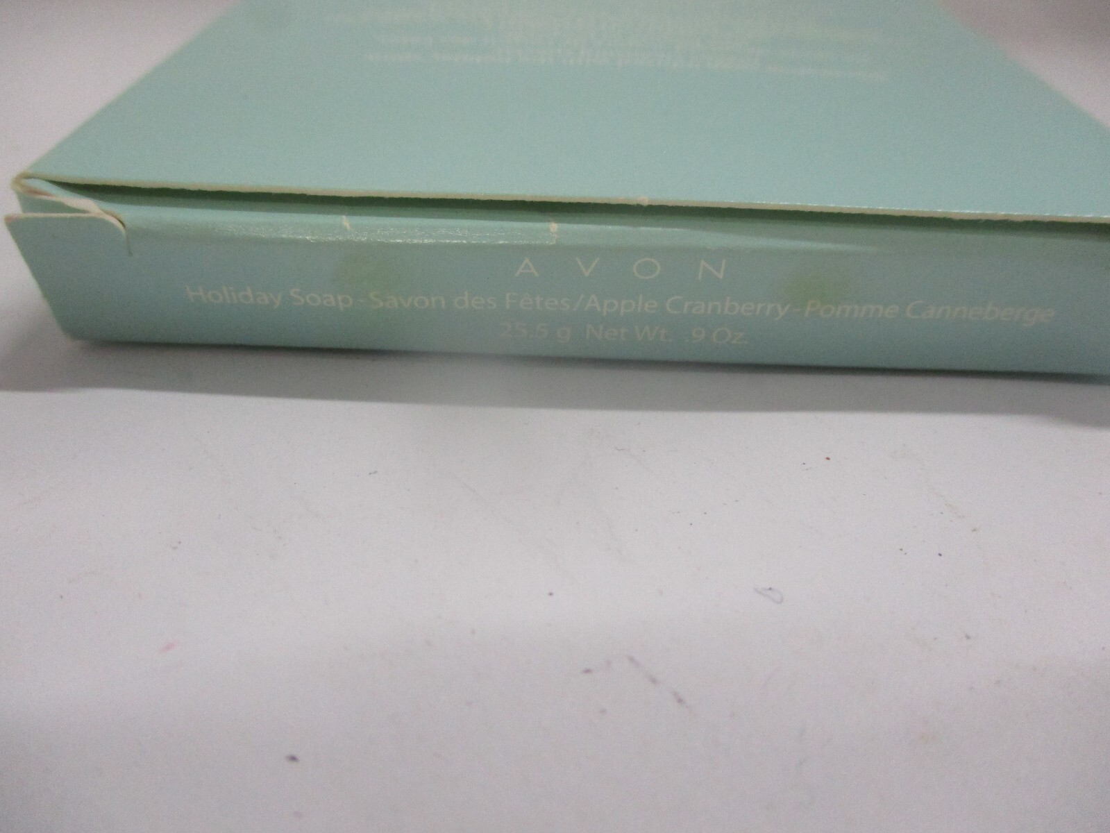 One Little Avon Apple-Cranberry Snoflake Shape Piece of Soap