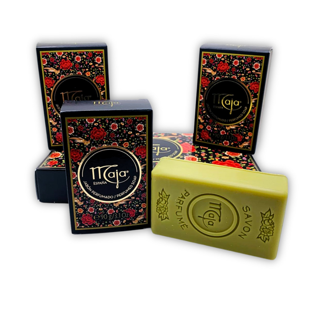3 Pack Maja Fragrance Bath Soap Bars 3.1 oz Each Classic Spanish Scent