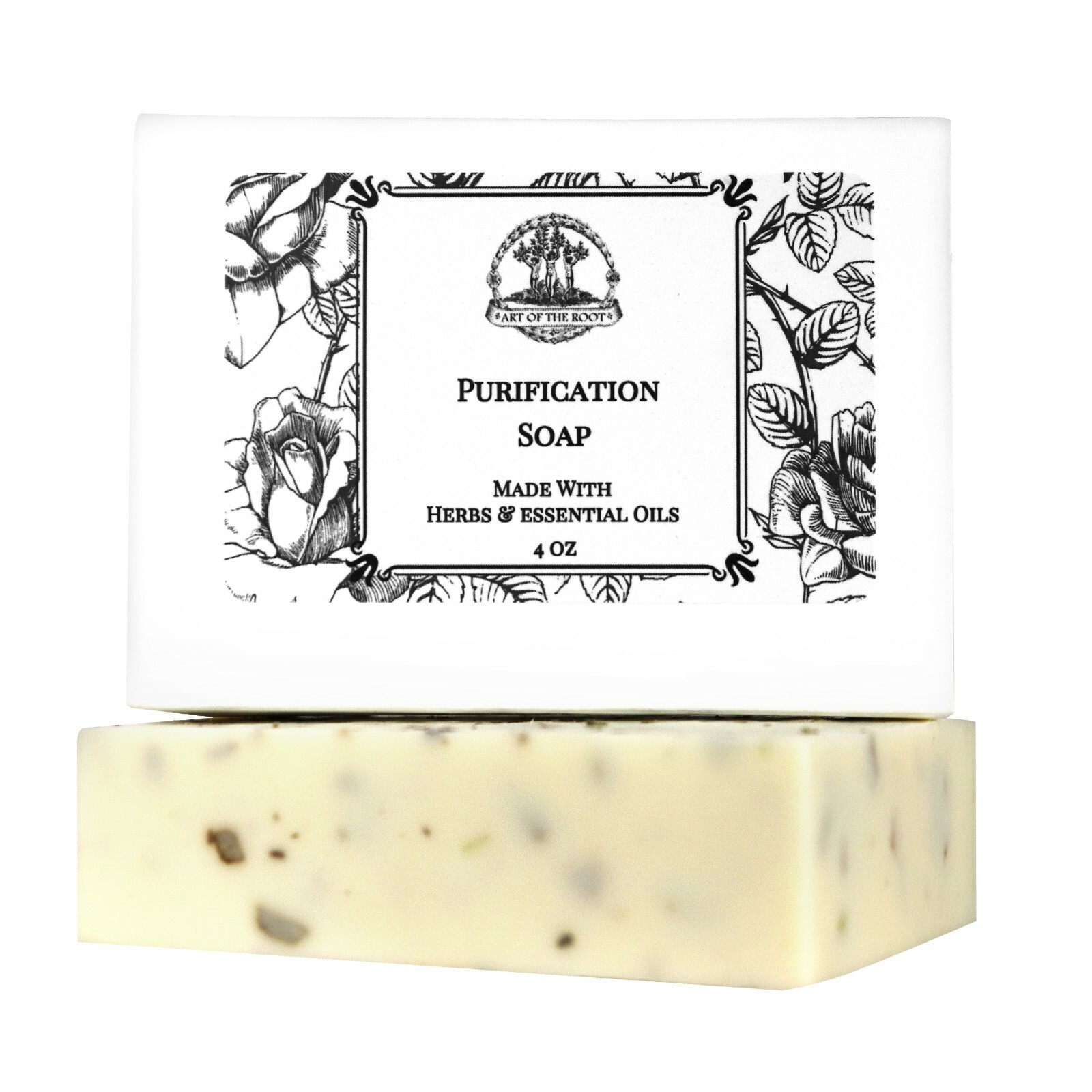 Purification Shea Soap Bar for Unwanted Energy & Negativity Wiccan Pagan Hoodoo