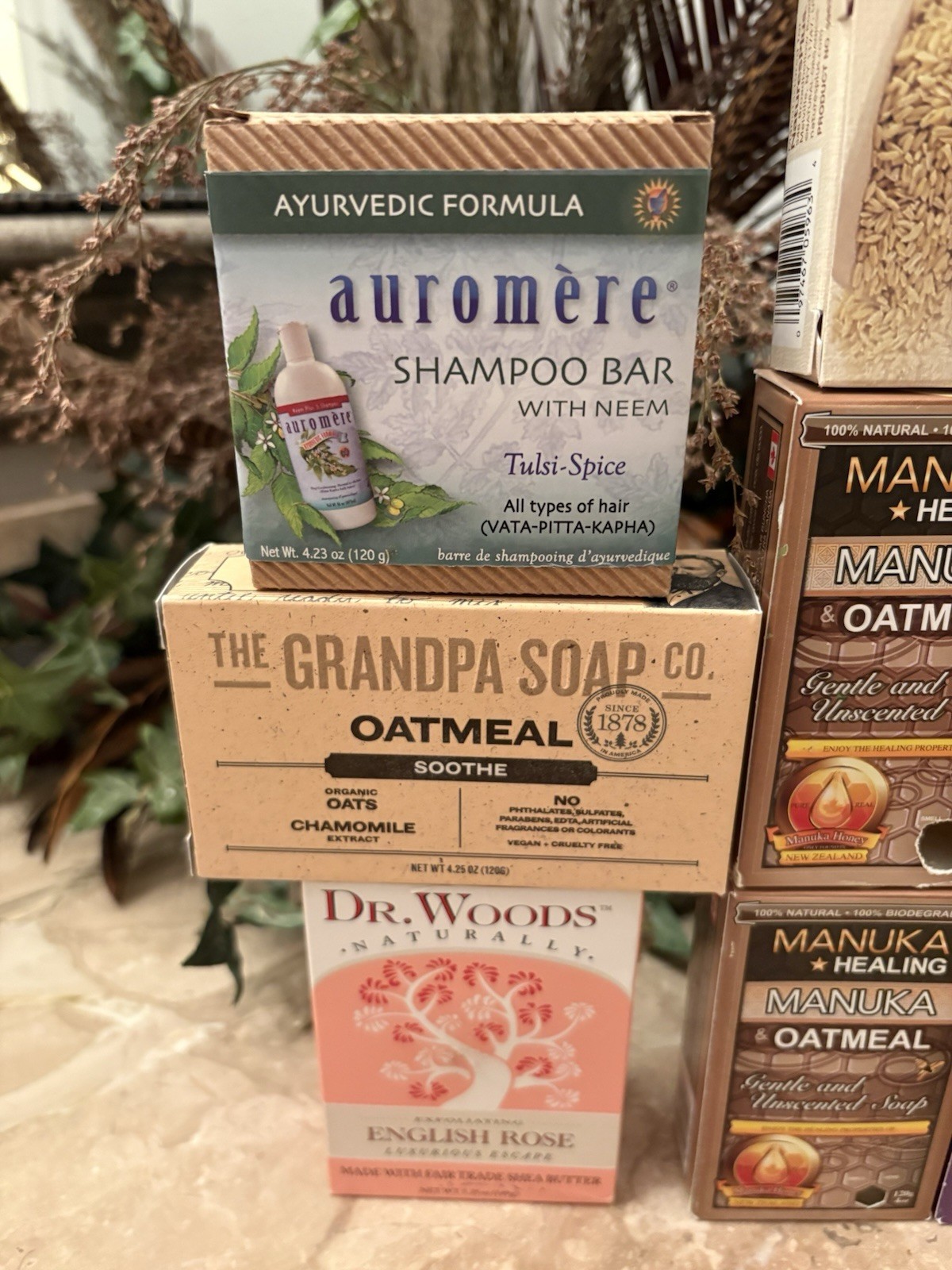 One Lot of 12 Bars Of Grandpa’s, Theraneem, Manuka Healing, Etc. Soap New