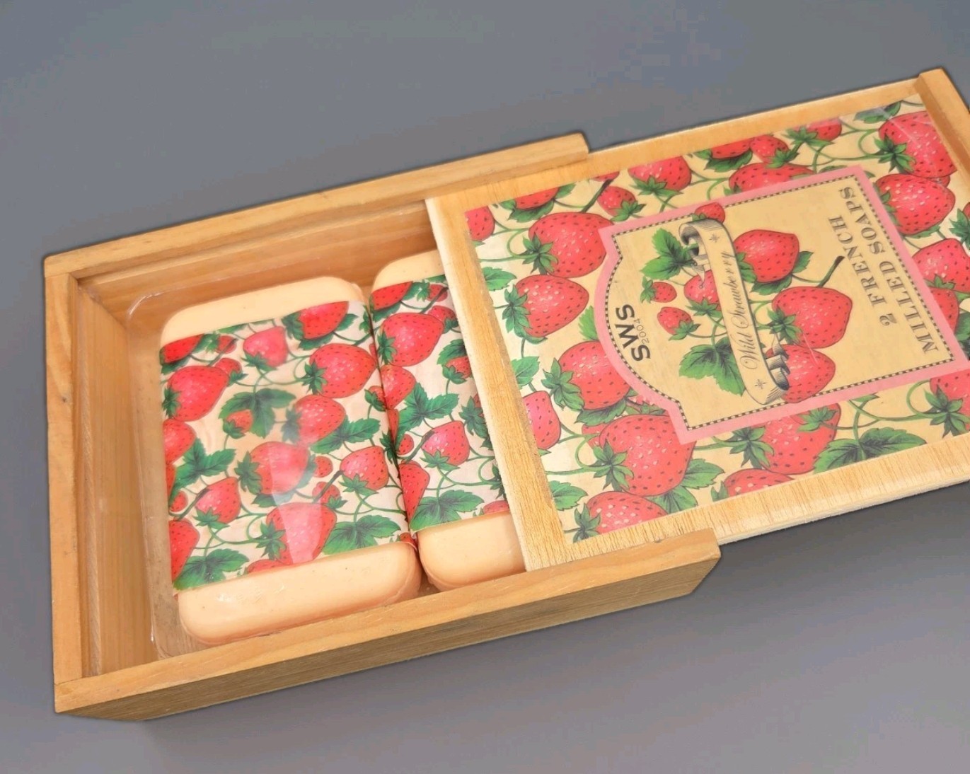 Vintage 2004 Tri-Coastal Design Wild Strawberry – Two Milled Soaps