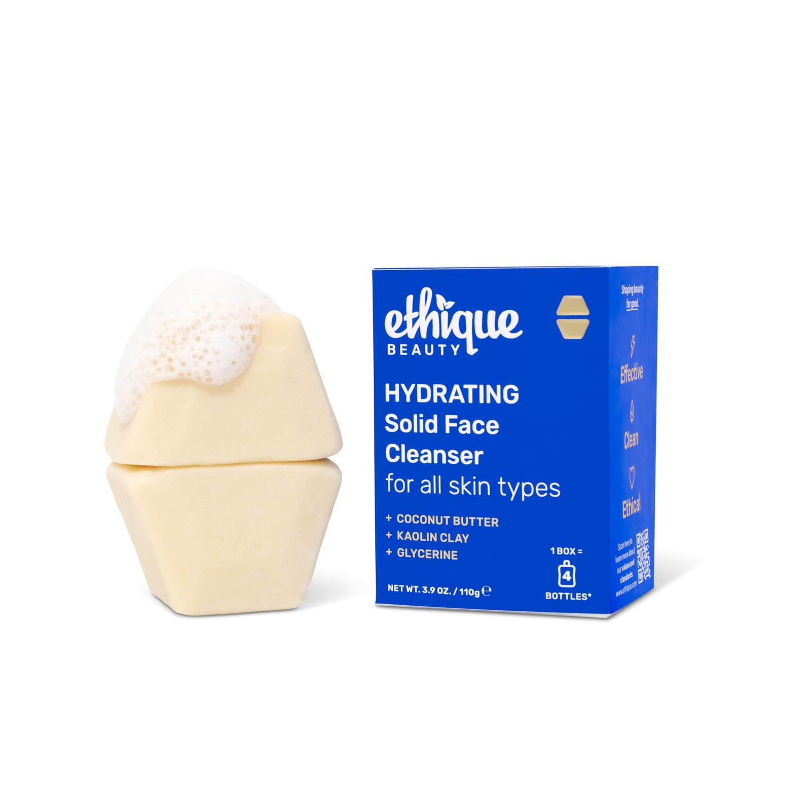 Hydrating – Solid Cleanser for All Skin Types – Plastic-, Vegan, Cruelty-, Ec…