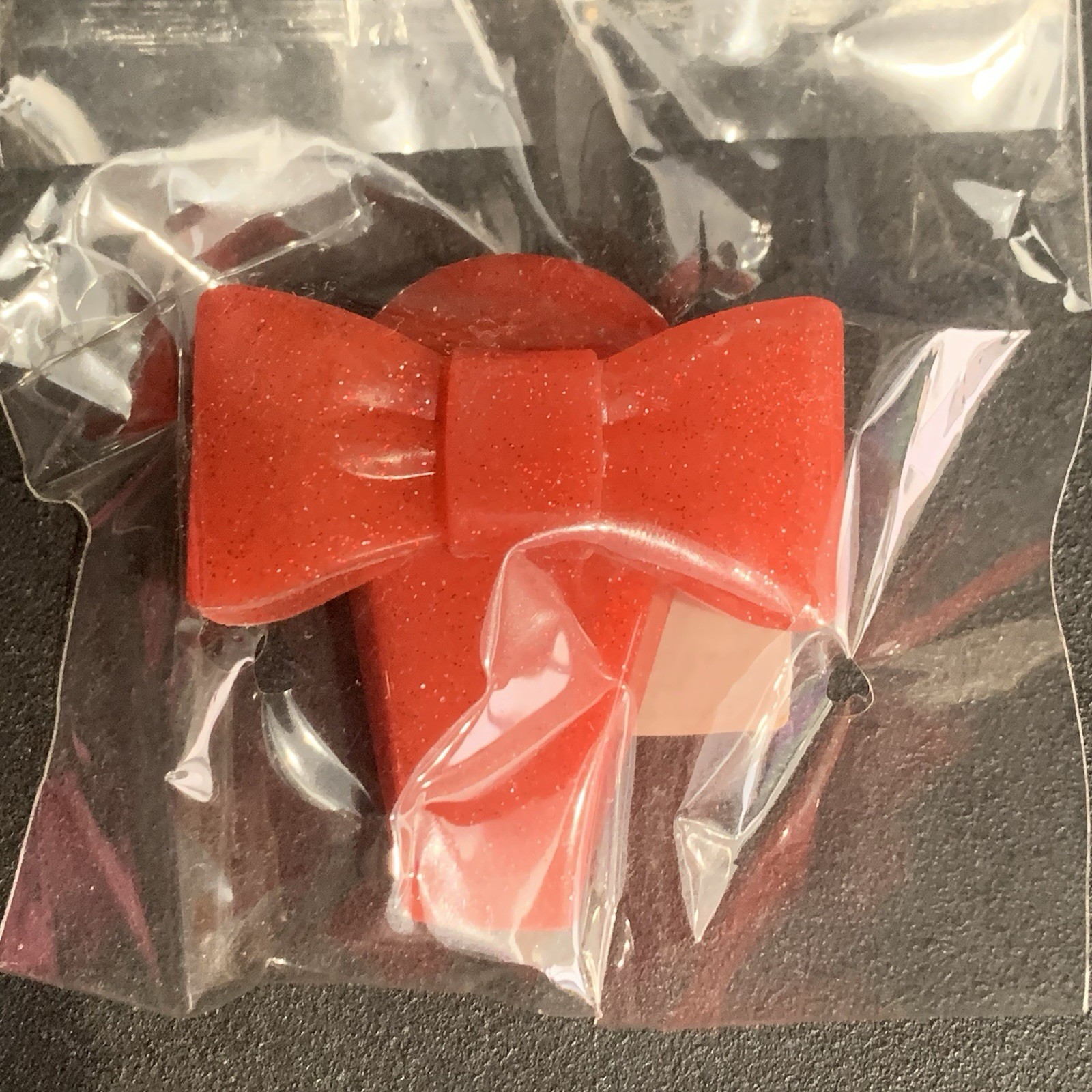 Bath & Body Works Decorative Soap Toppers Holiday Bows Red Pink NWT Set Of 2