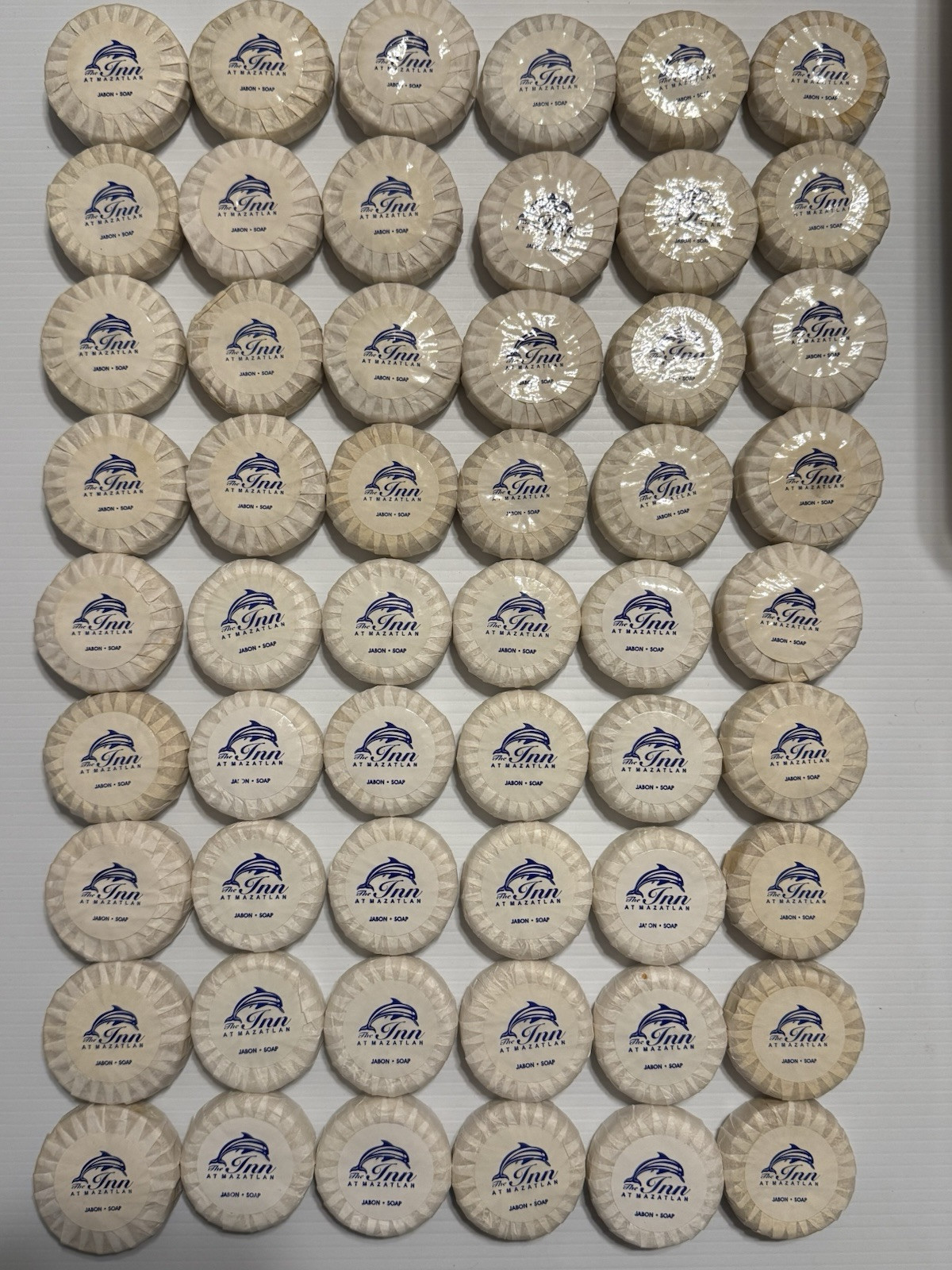 (56 BARS) NIB THE INN AT MAZATLAN JABON SOAP CLEANING BAR 1.60 OZ /45g TRAVEL SZ