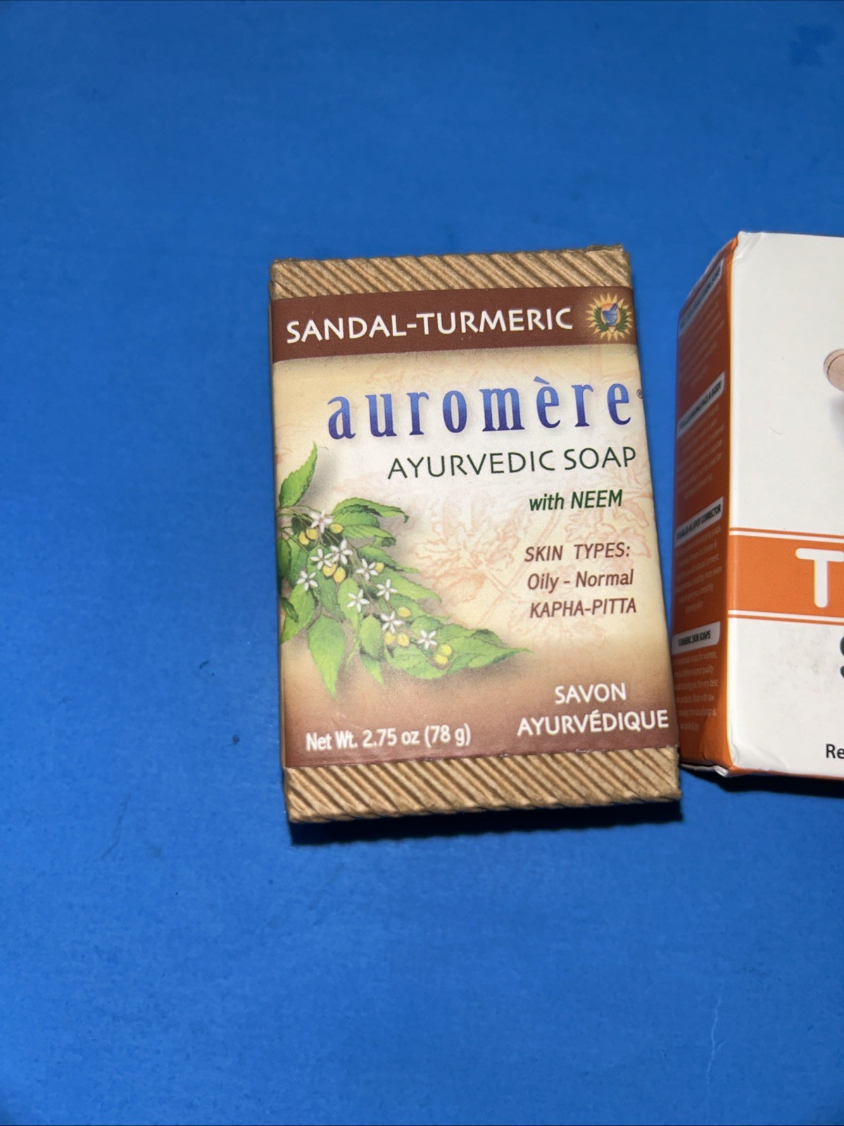 Lot 3 Natrulo & auromere Tumeric Soap Bars (11980)