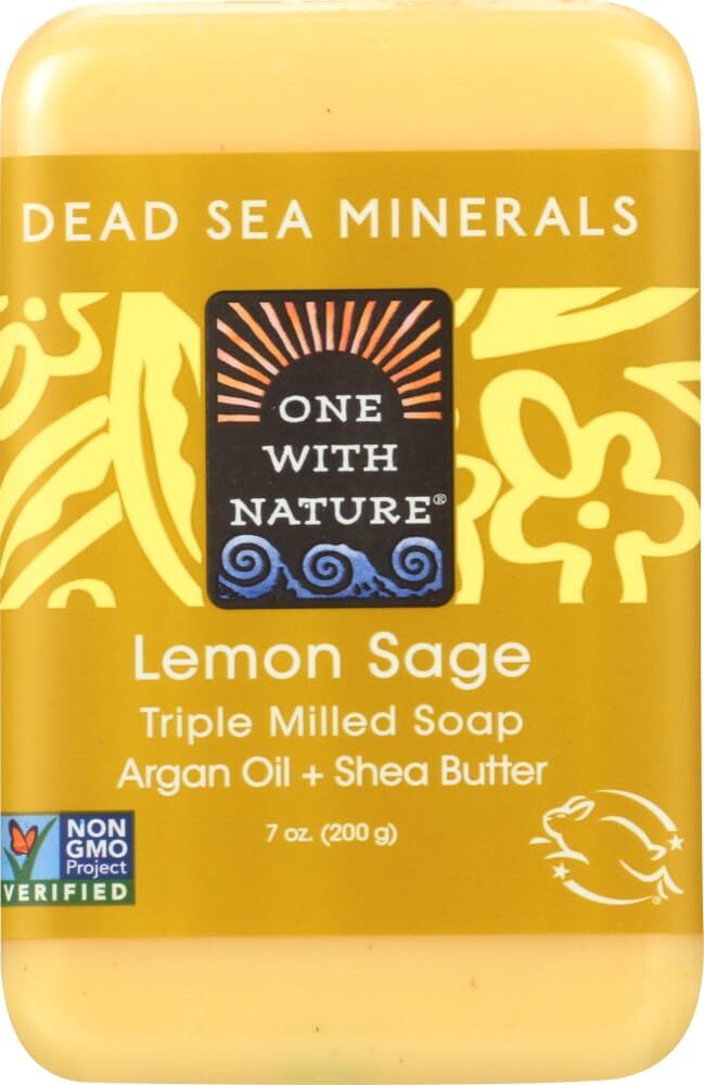 Dead Sea Minerals Natural Soap with Argan Oil and Shea Butter Pack of 6