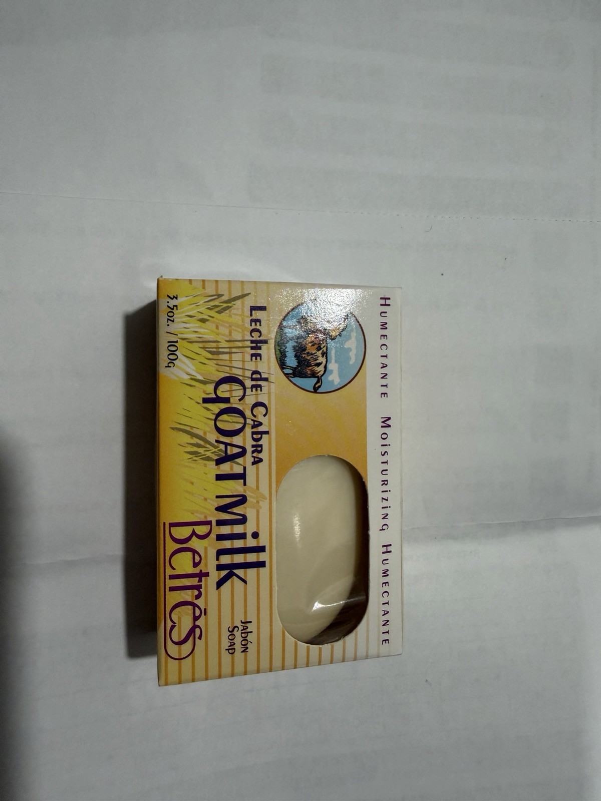 2 Pack Betres Goat Milk Cleansing Bar Soap 3.5 oz New Sealed