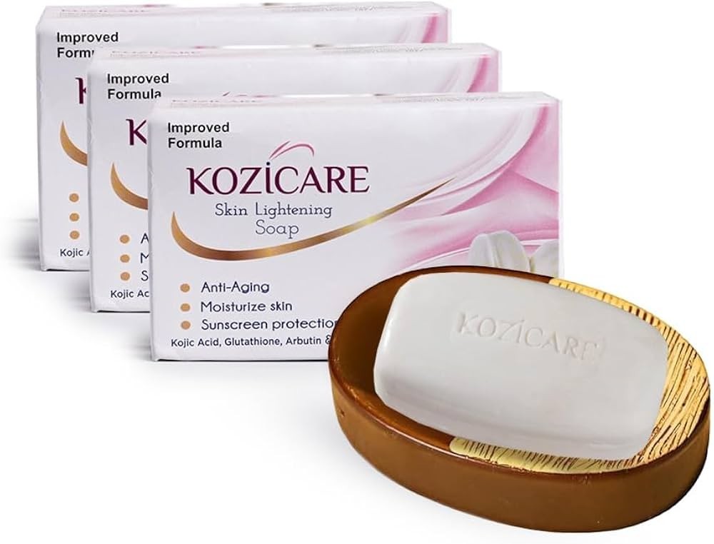 Radiant Skin with Kozicare Skin Lightening Soap combo pack