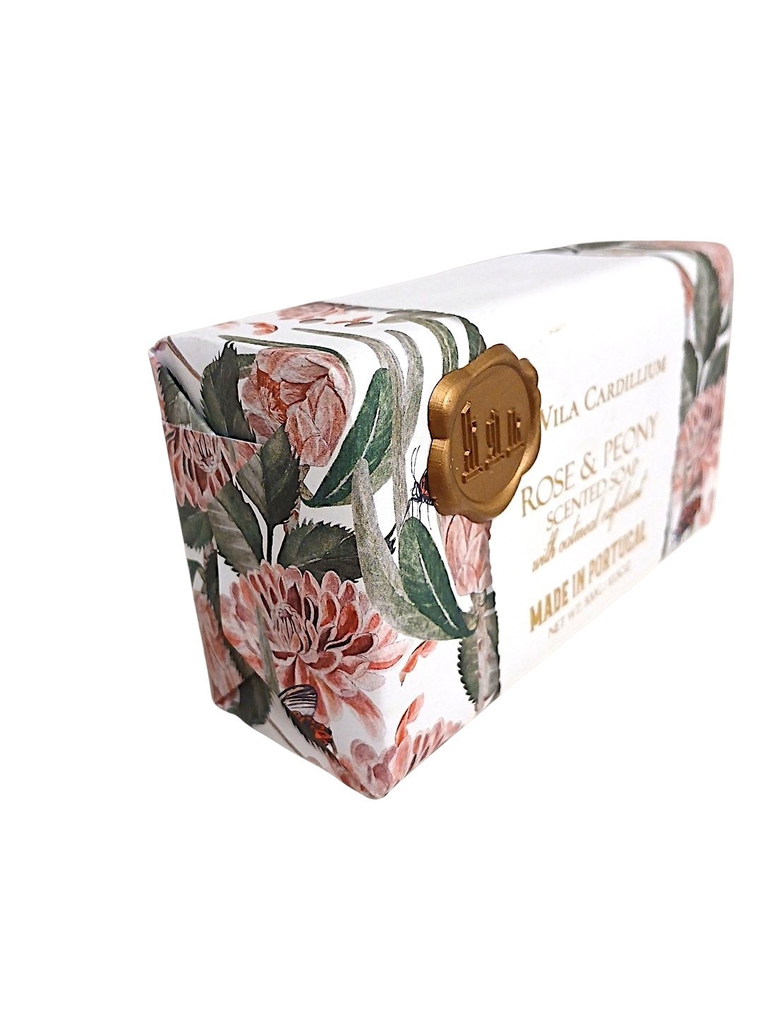 Vila Cardilium Rose & Peony Scented Soap Bar Oatmeal Exfoliant 10.5 oz Body Hand