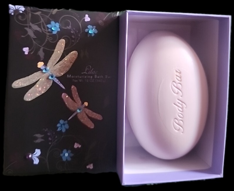 LILAC MOISTURIZING BATH BAR 12 OZ BEAUTIFUL GIFT BOX FREE SHIPPING USA MADE