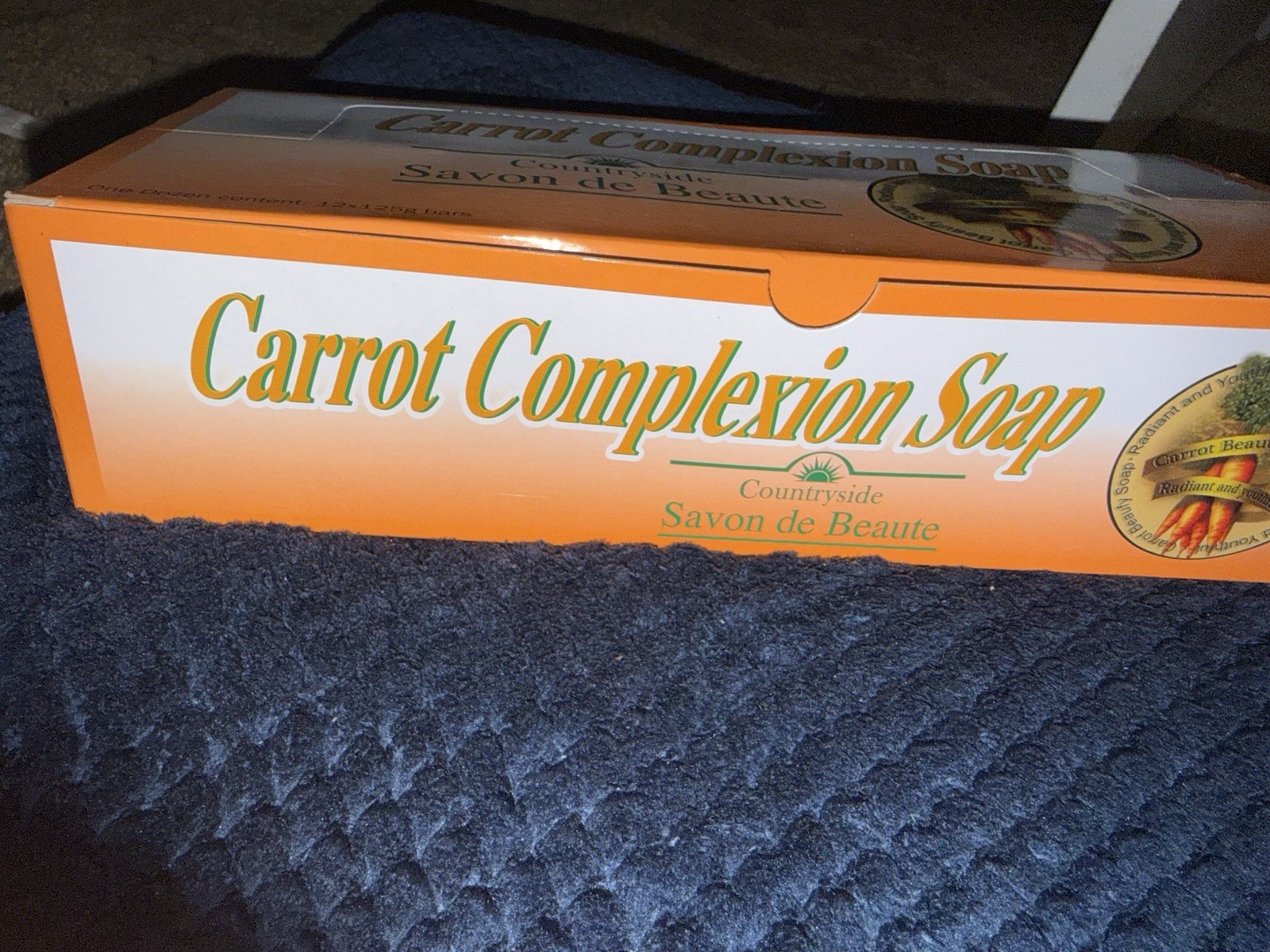 Countryside Carrot Complexion Beauty Soap Bars, 12 x 125g Multipack