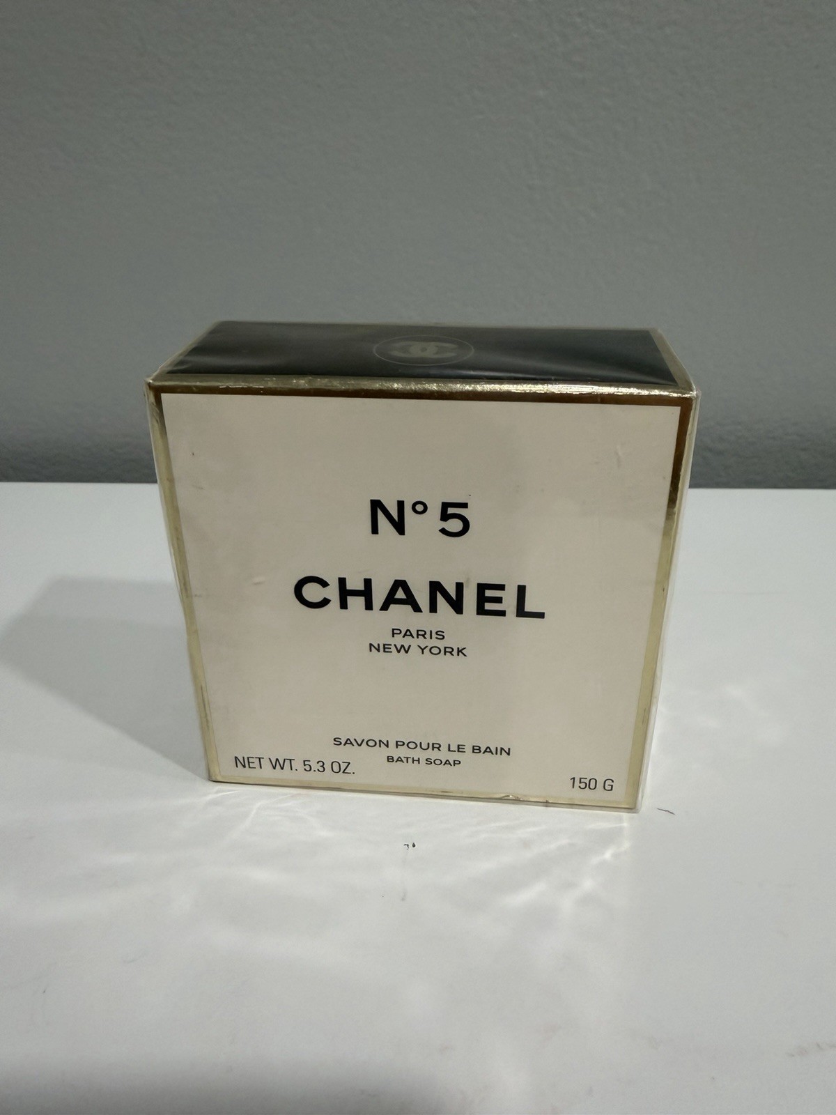 CHANEL N°5 Savon Pour Le Bain Bath Soap Bar, White Rectangular 5.3 oz