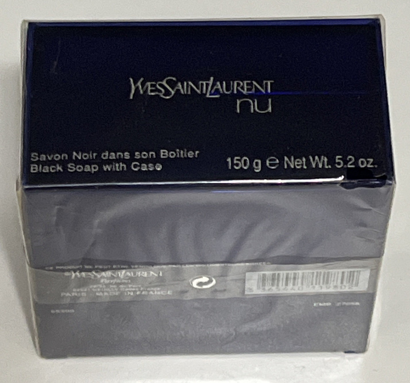 VTG YSL Yves Saint Laurent Nu Black Soap with Case 5.2oz Sealed Rare