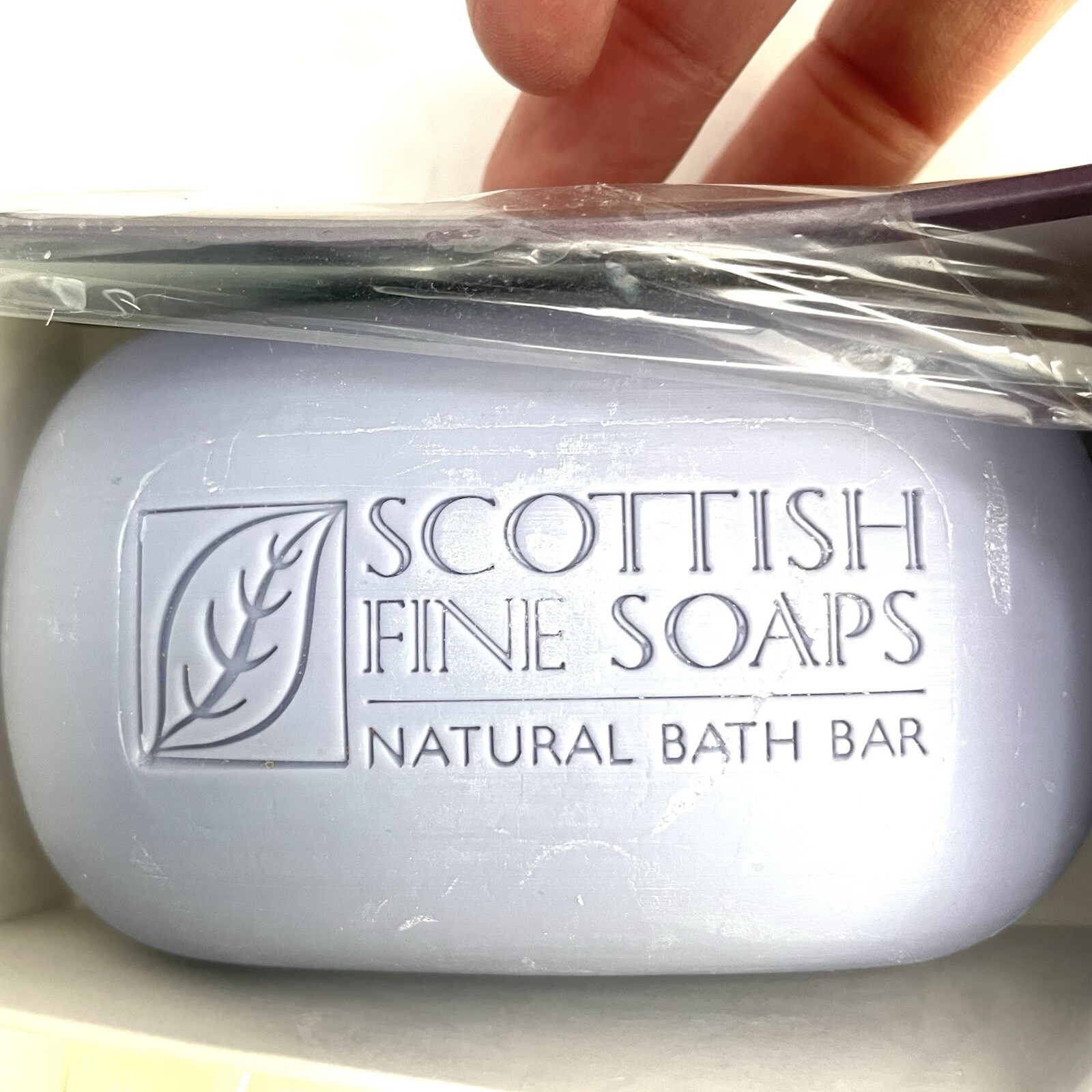Scottish Fine Soaps Natural Bath Bars, Lavender, 7oz. each, Large 3 Bars