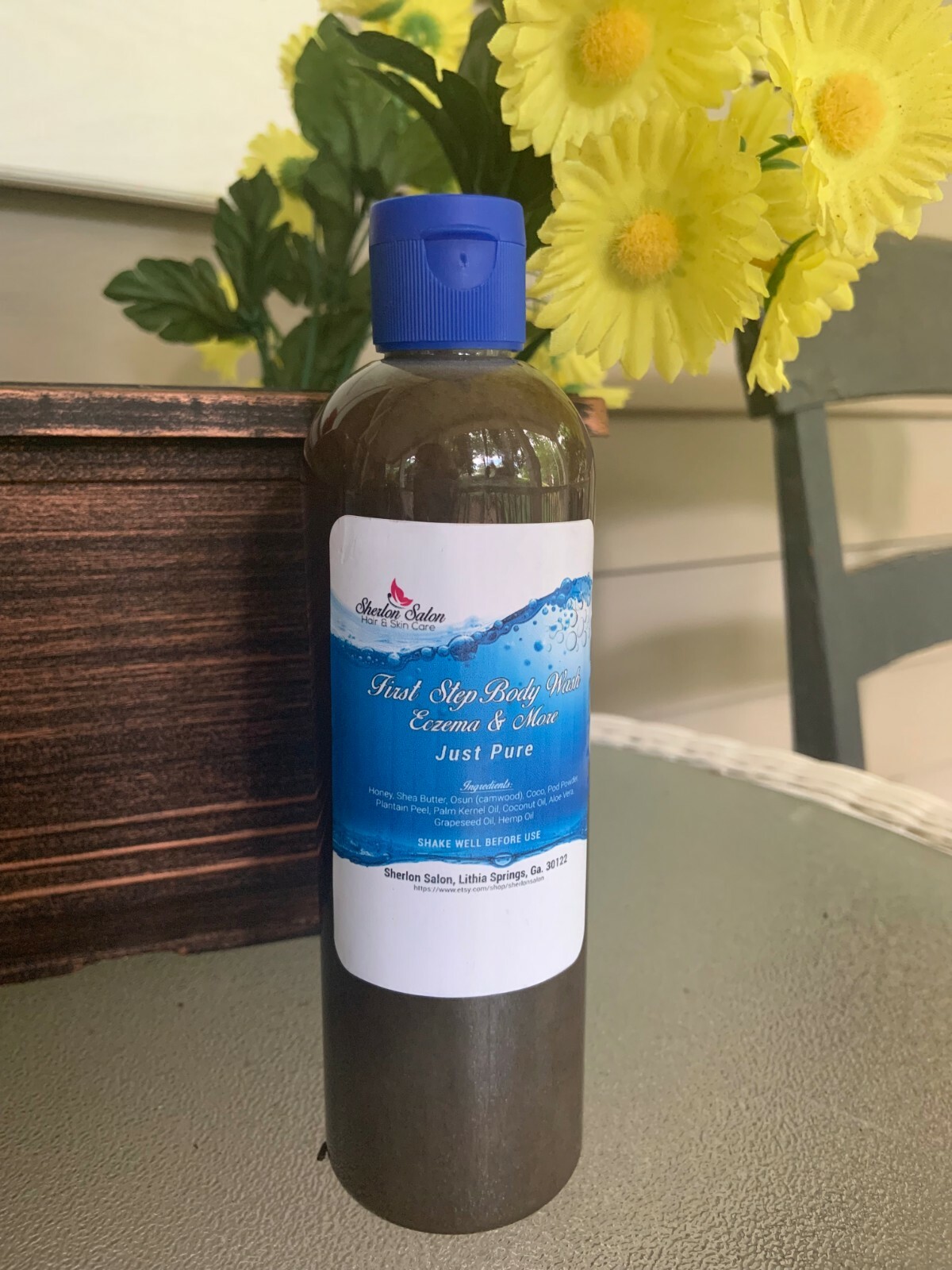 First Step Black Soap Body Wash for Eczema and Sensitive Dry & Oily Skin