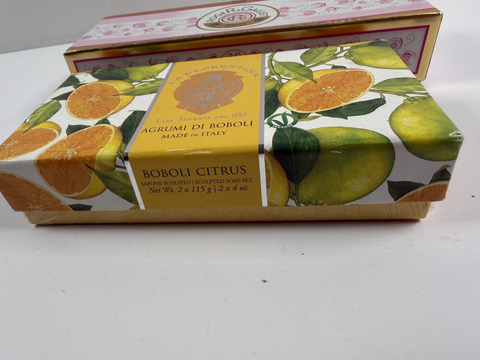 La Florentina Roger & Gallet Soap Set Boboli Citrus Rose Multipack New Italy 2