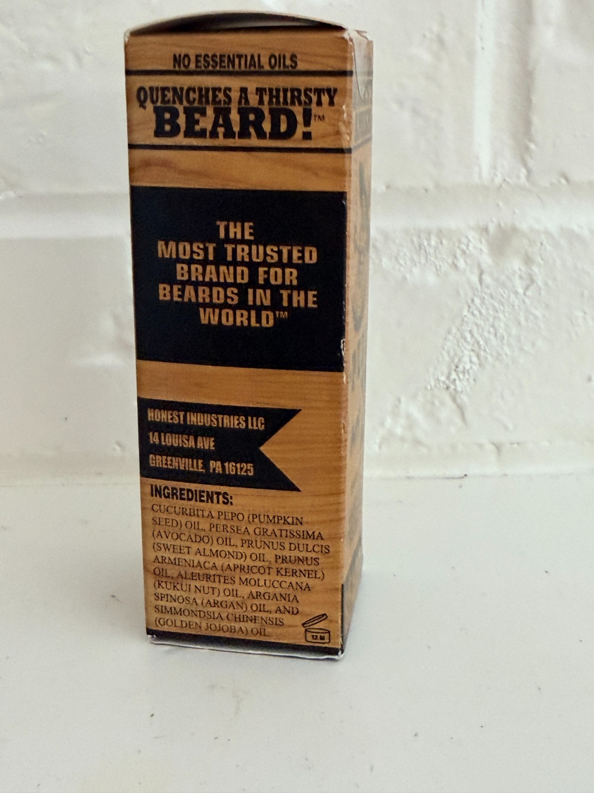 Honest Amish – Pure Beard Oil – 2 Ounce – Fragrance Free