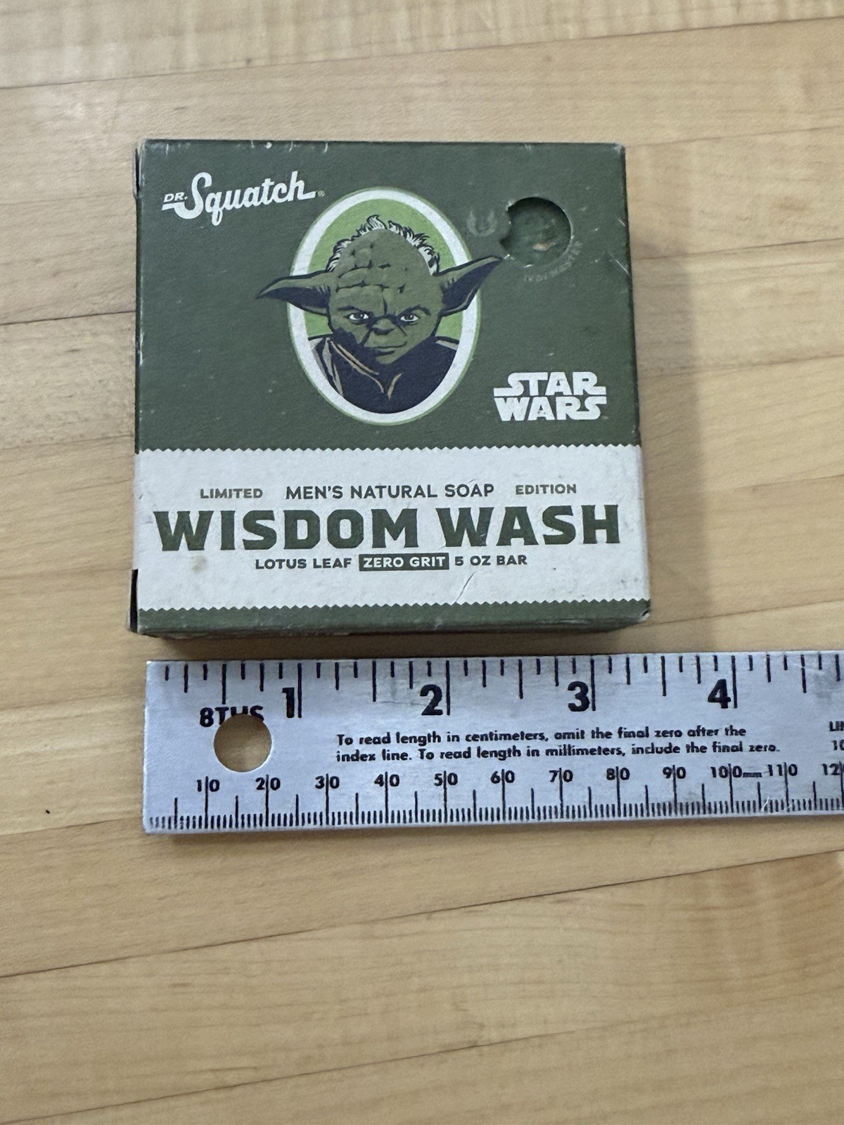 Dr. Squatch x Star Wars Limited Edition Soap Bar 5 Oz Wisdom Wash Yoda