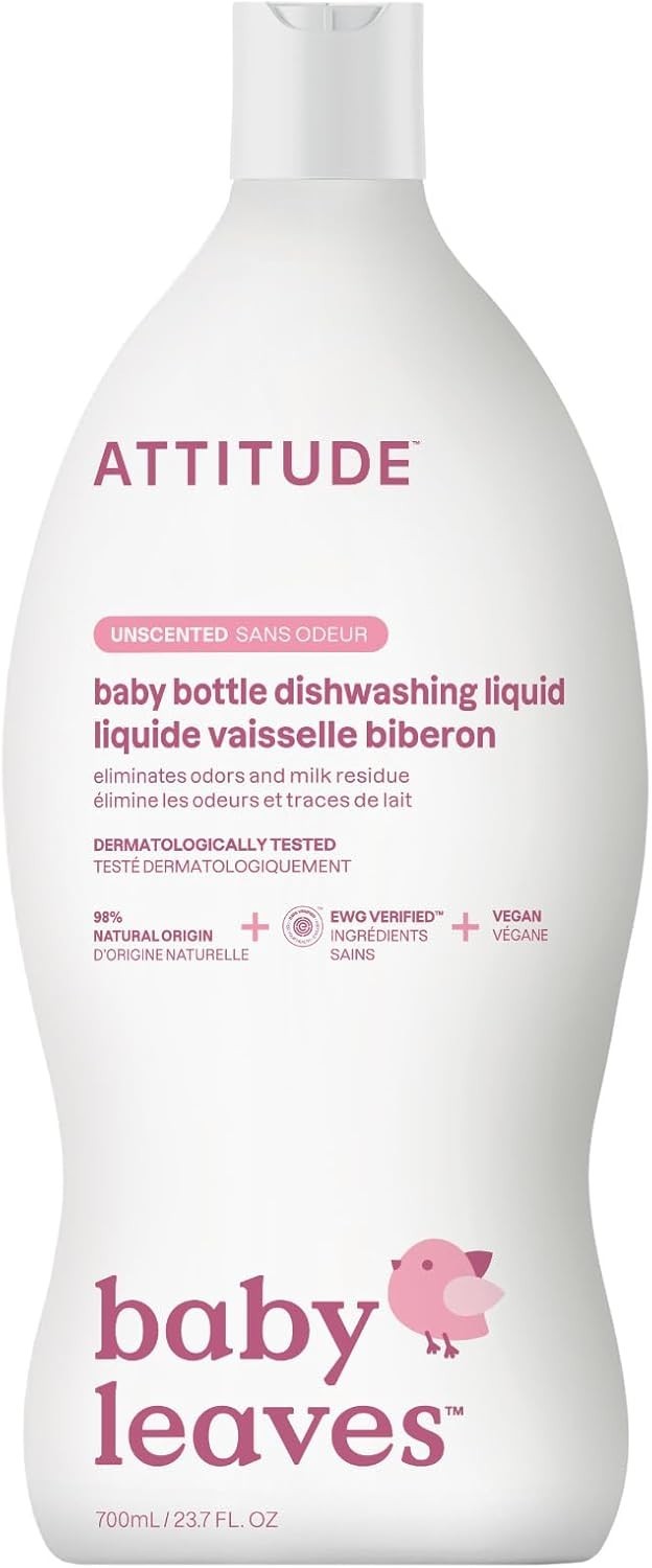 , Fragrance-Free Baby Bottle & Dish Soap – 23.7 Fl Oz – Eco-Friendly
