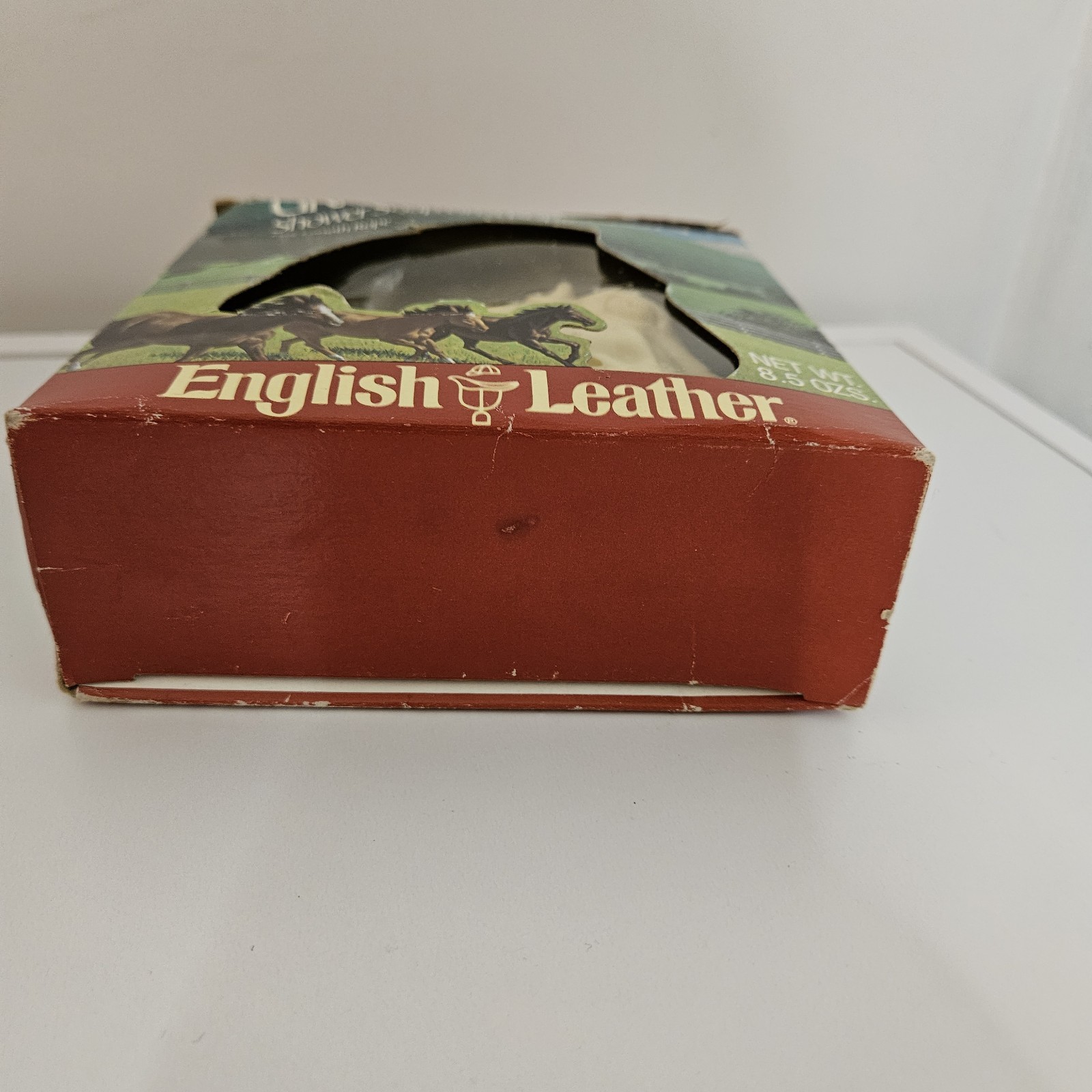 Vintage English Leather Grand Stallion Shower Soap On A Rope Full Length 8.5 Oz