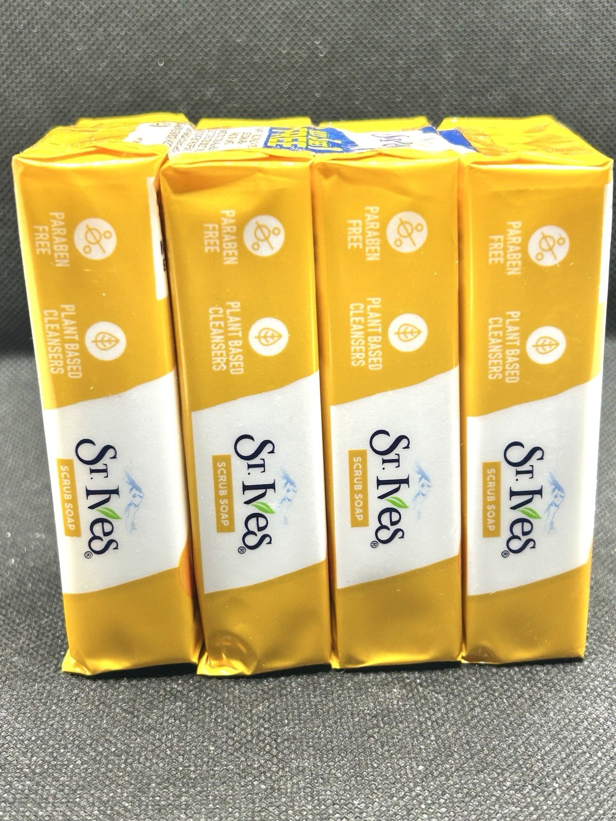 St. Ives Exfoliating Scrub Soap Vitamin C And Orange 4 Bars – 100g each New