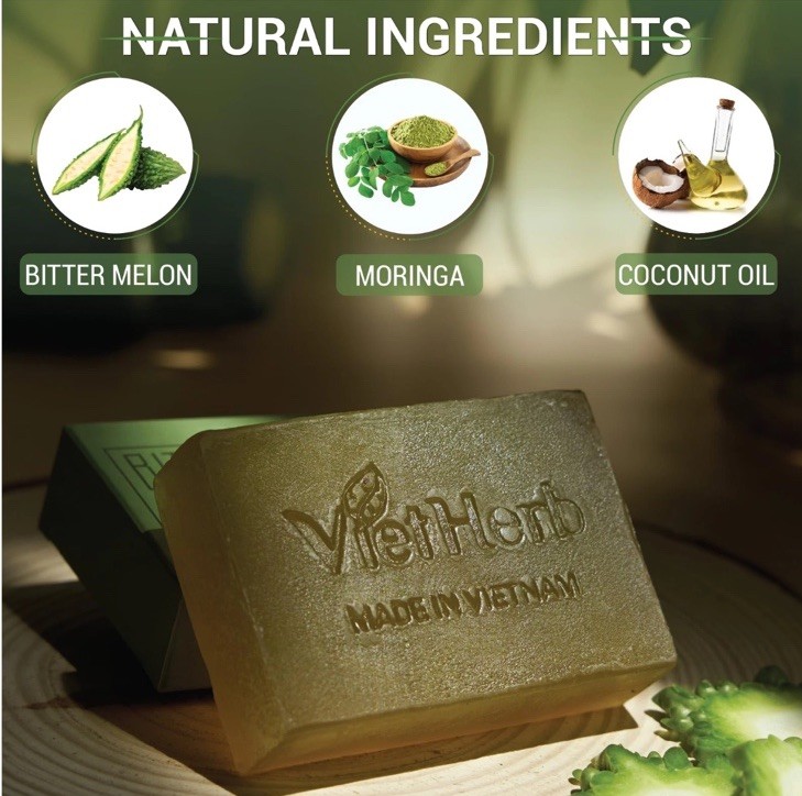 4 Pcs – Bitter Melon Soap Bar, Soap for Cleansing Soap Bar for Face and Body