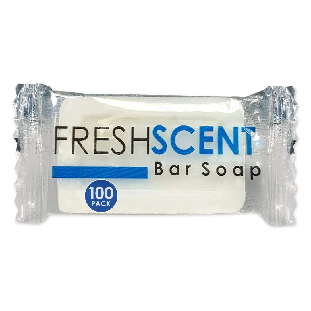 Travel Size Bar Soap 0.5 oz, 100 Pack, Individually Wrapped for Hospitality