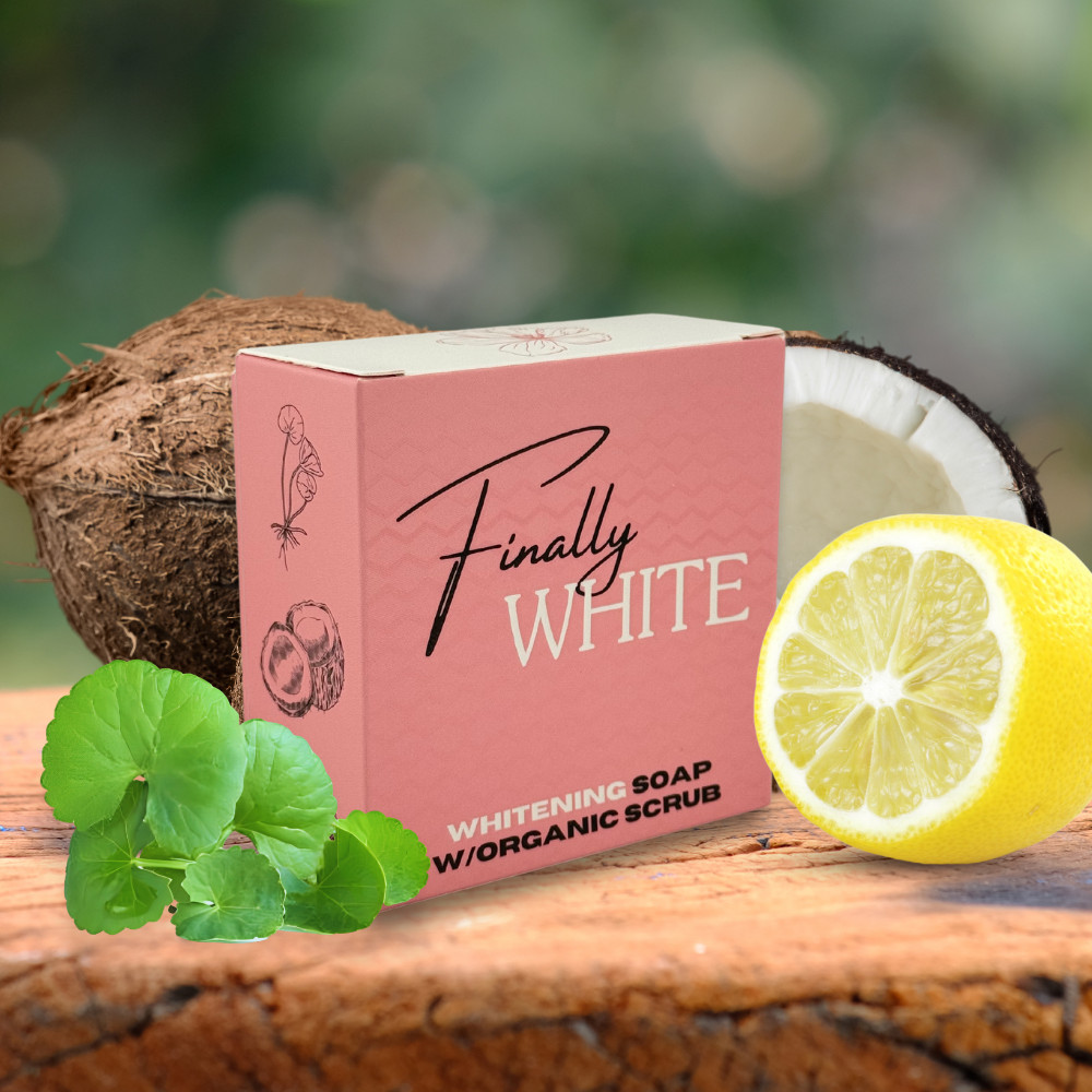 Finally White Whitening Soap with Organic Scrub