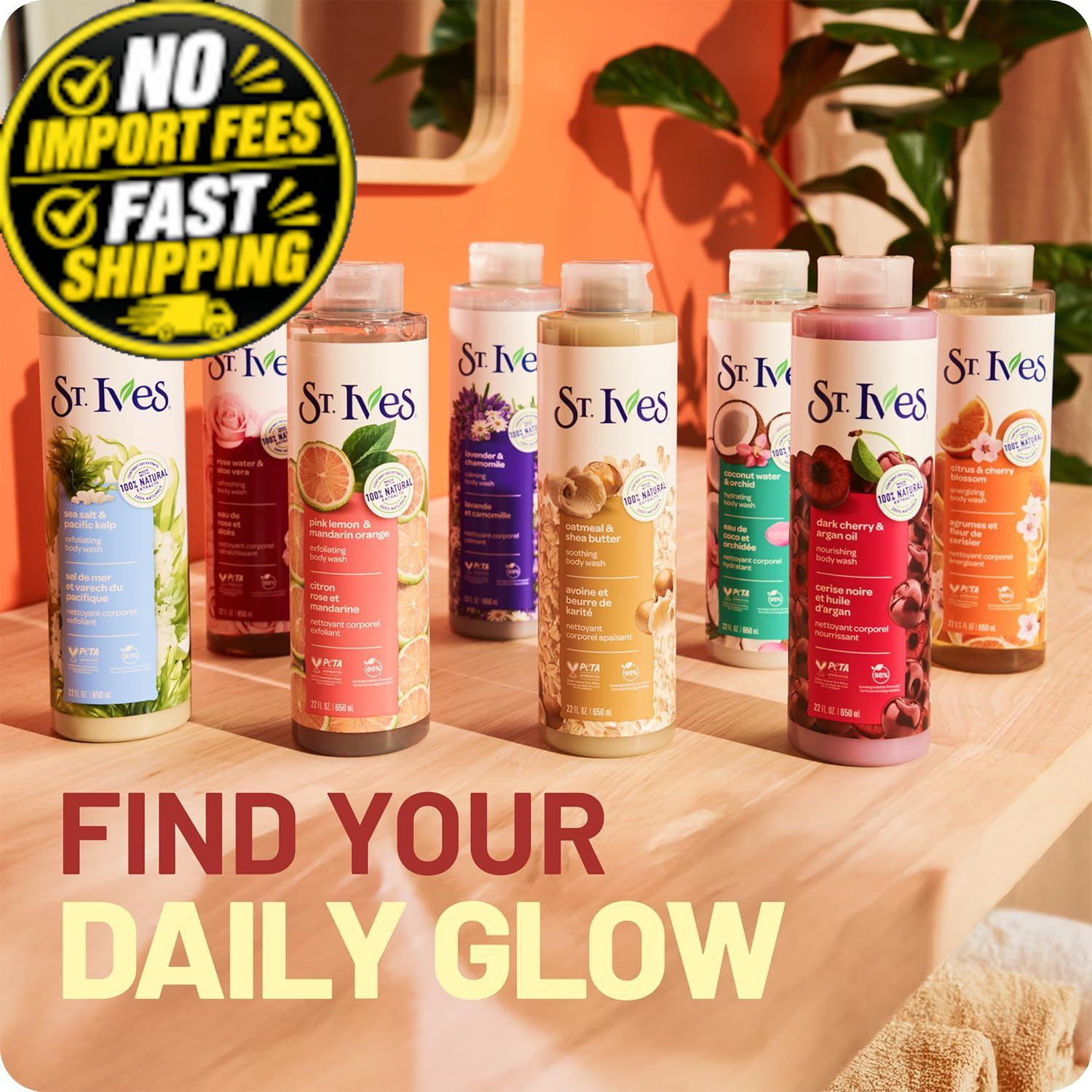 St. Ives Body Wash Variety 2-Pack – Soothing Oatmeal & Shea Butter +…