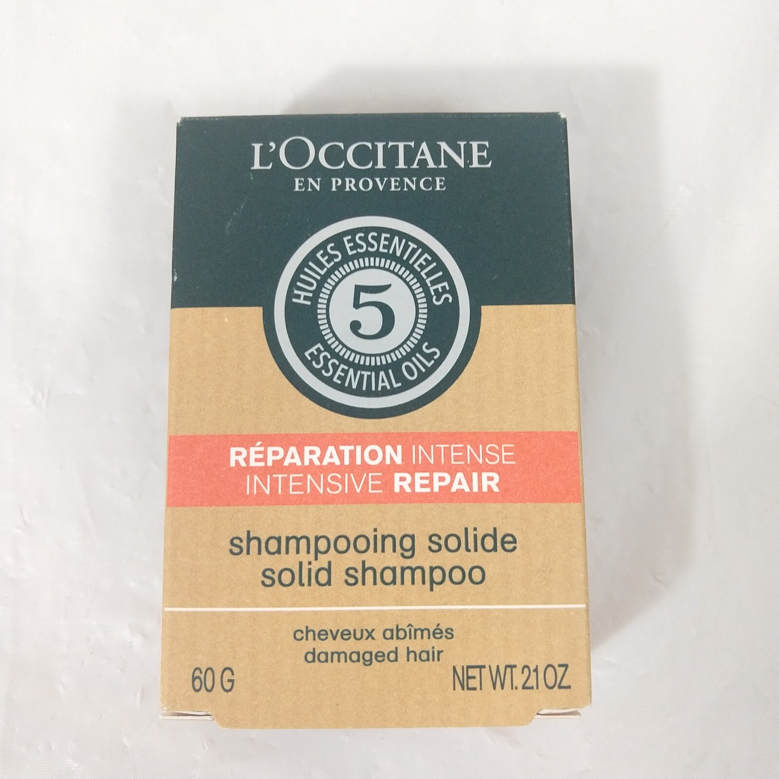 L’OCCITANE Discontinued Intensive Repair Solid Shampoo Bar 2.1OZ /60G NEW