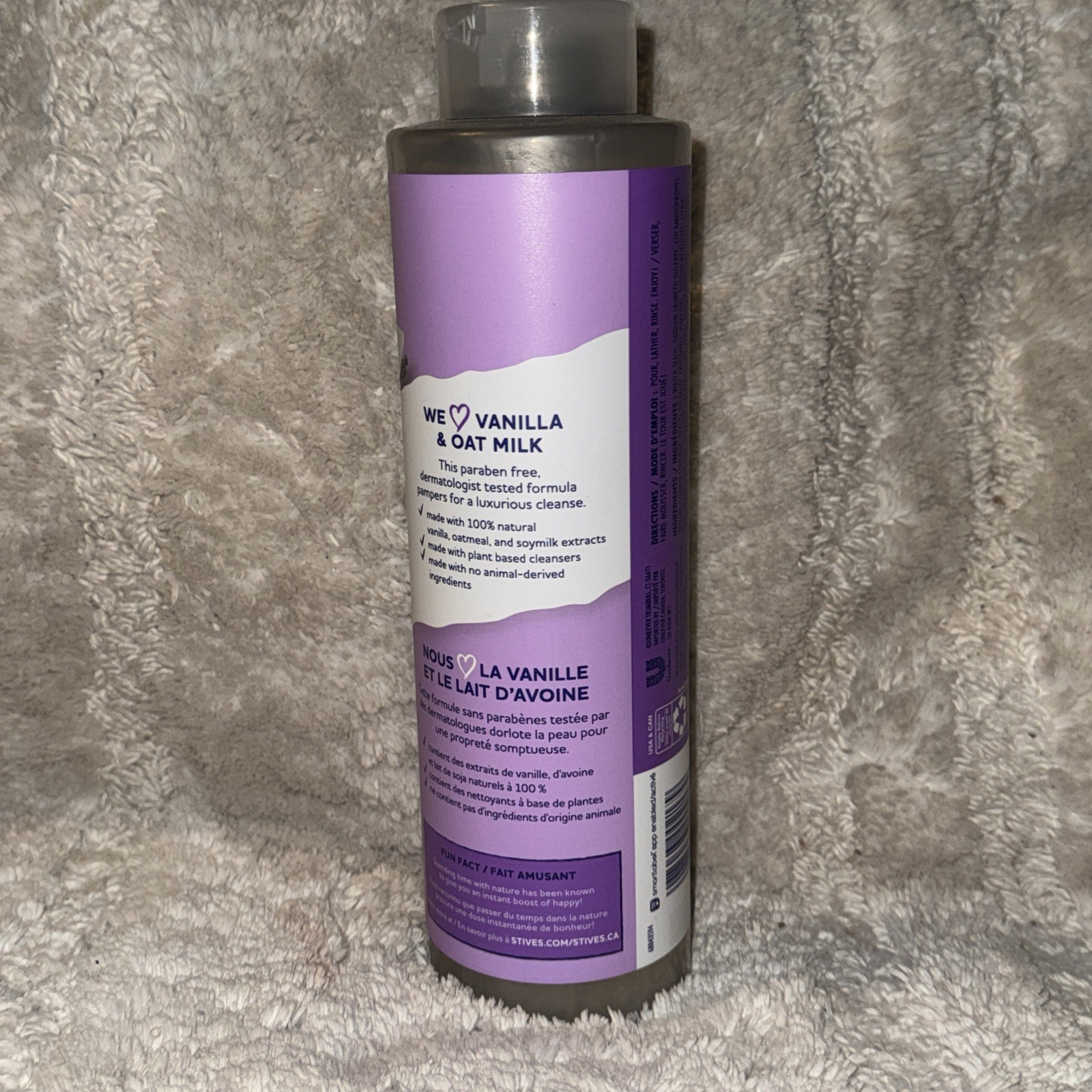 St. Ives Pampering Body Wash Vanilla and Oat Milk 22oz Plastic Bottle