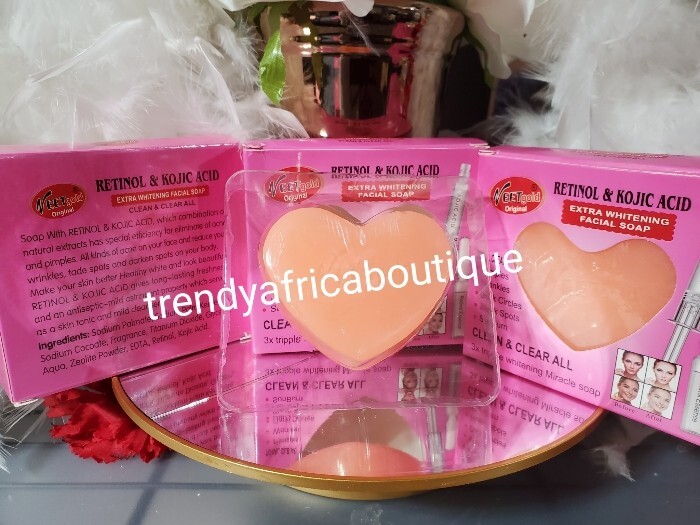 X 1 Veetgold Retinol & Kojic Facial Soap. Extra Whitening Facial Soap. 100g X 1