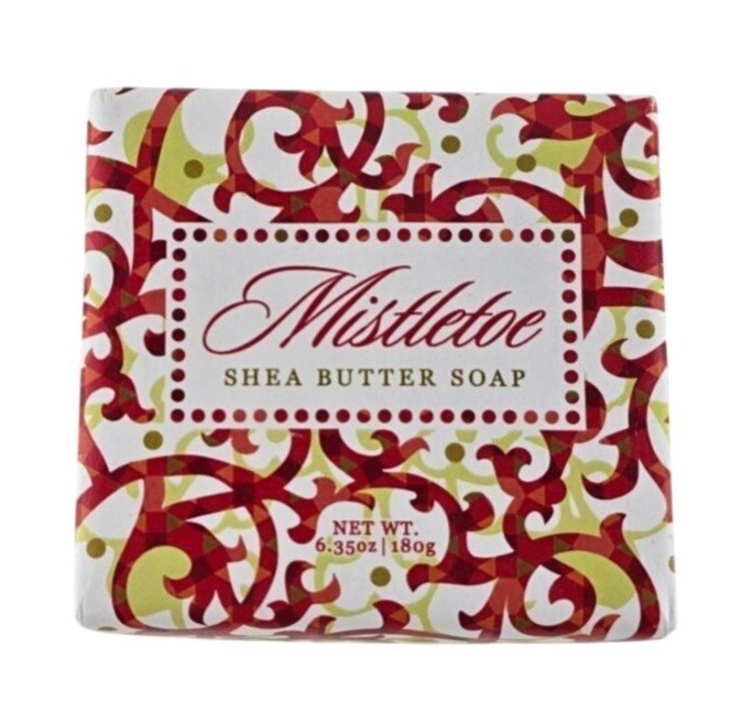 Greenwich Bay Trading Mistletoe 6.35 oz 180 g Holiday Shea Butter Soap Bar