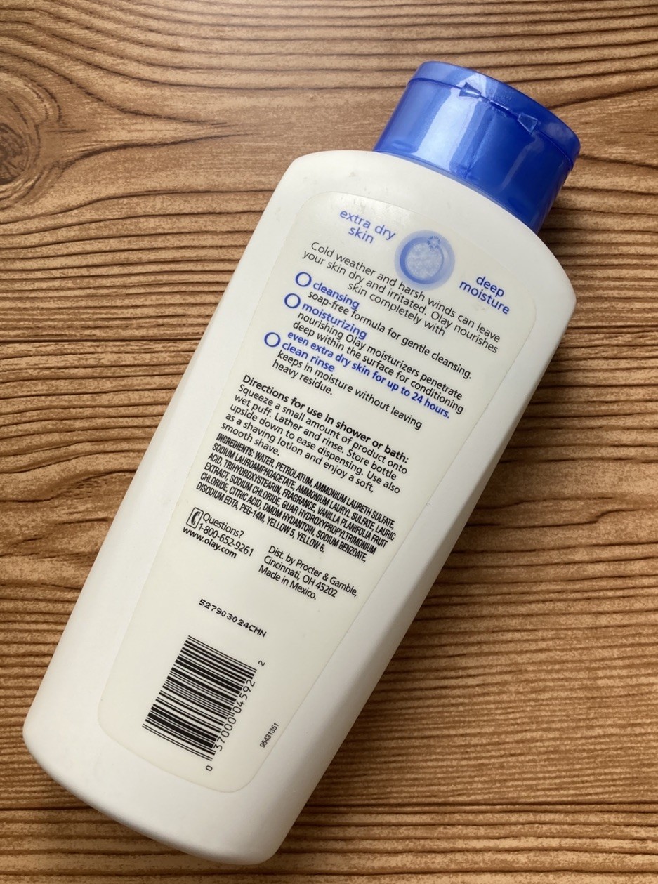 Olay Winter Retreat Body Wash 23.6 Fl Oz Extra Dry Skin Vanilla Essence Limited