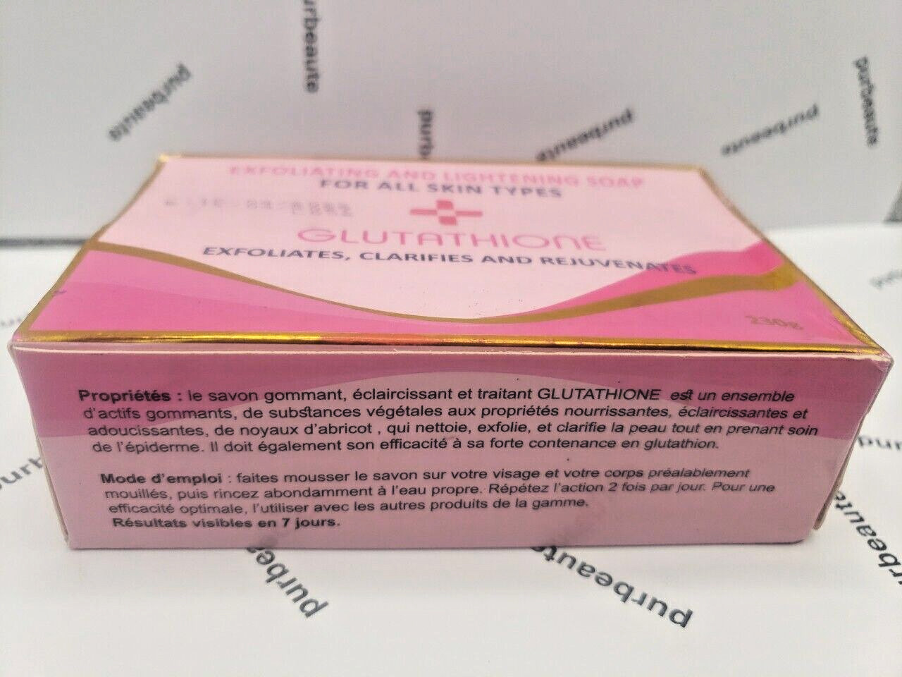Exfoliating And Lightening Soap w/t Glutathione For all skin types 230G.