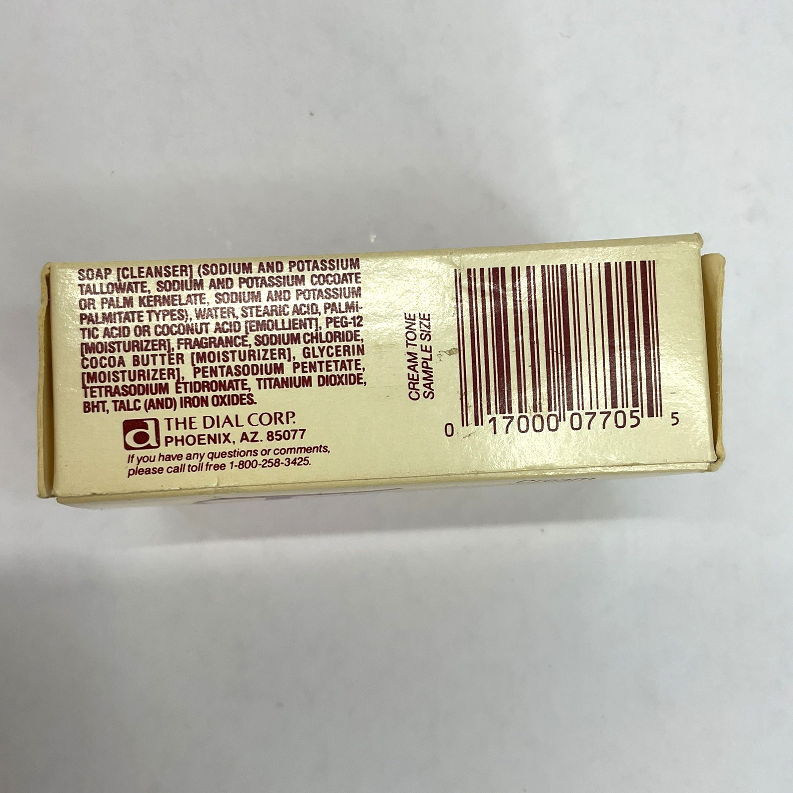 Tone Cream Travel Size Bar Soap 2 oz New Skin Care That Rinses Clean
