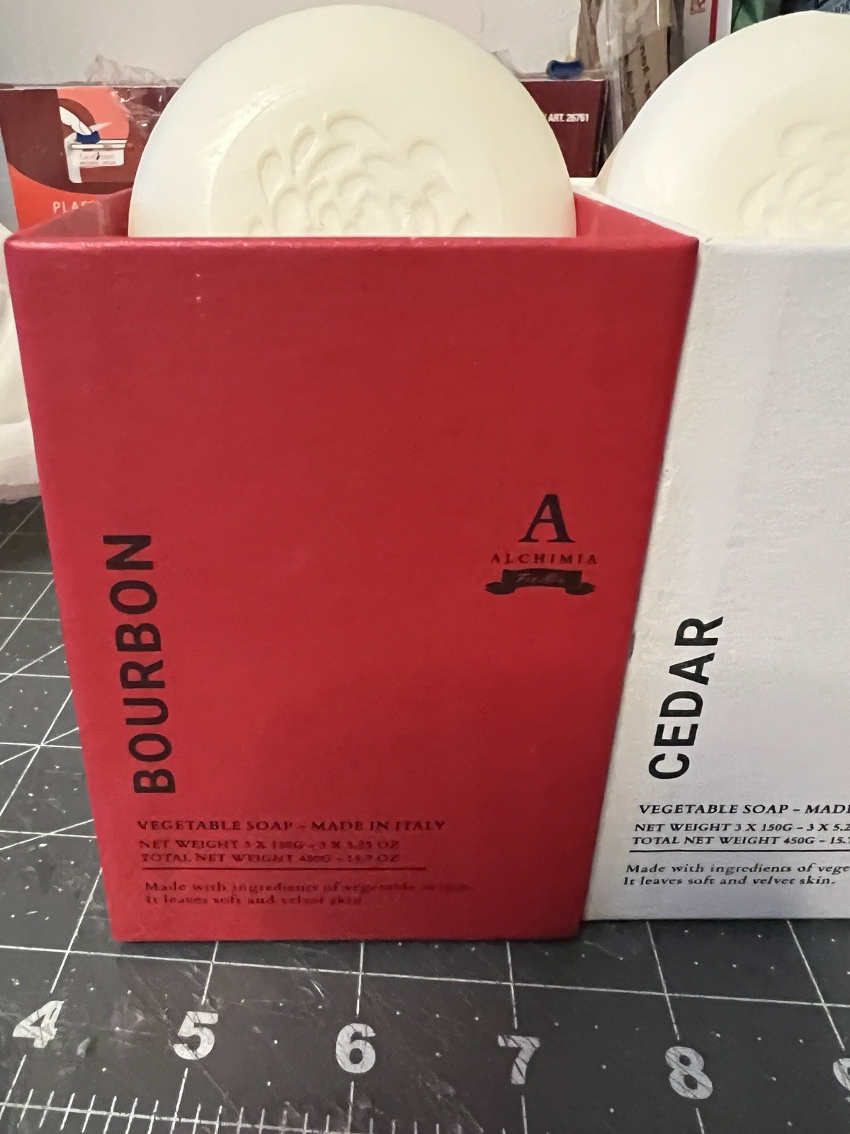 ALCHIMIA | FINE Vegetable Soap | Made in Italy | 3 X 5.25 oz