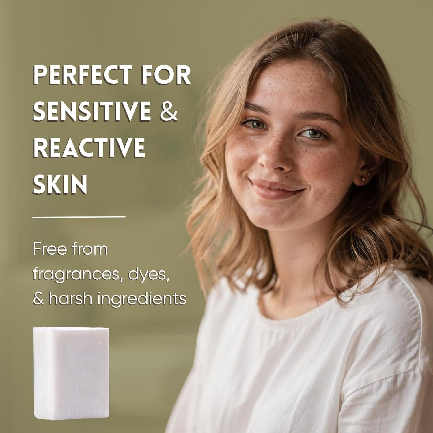 NatureClean Fragrance-Free Moisturizing Bar Soap – 5 Gentle & Nourishing Bars