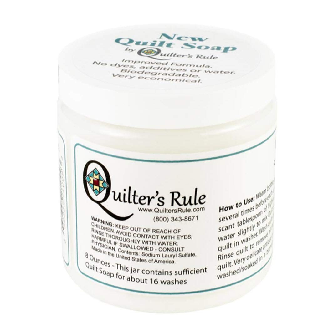 Quilter’s Rule Quilt Soap 8oz 1 Count (Pack of 1), White