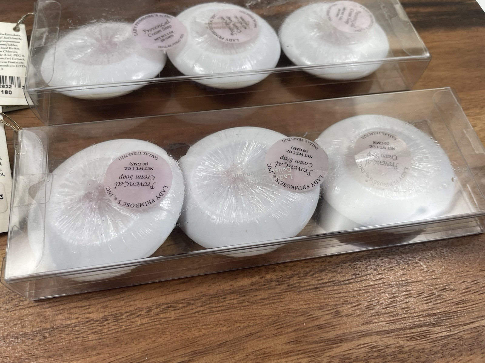 New Lady Primrose Provencal Cream Lavender Luxury Bar Guest Soap (6) 1 oz Bars