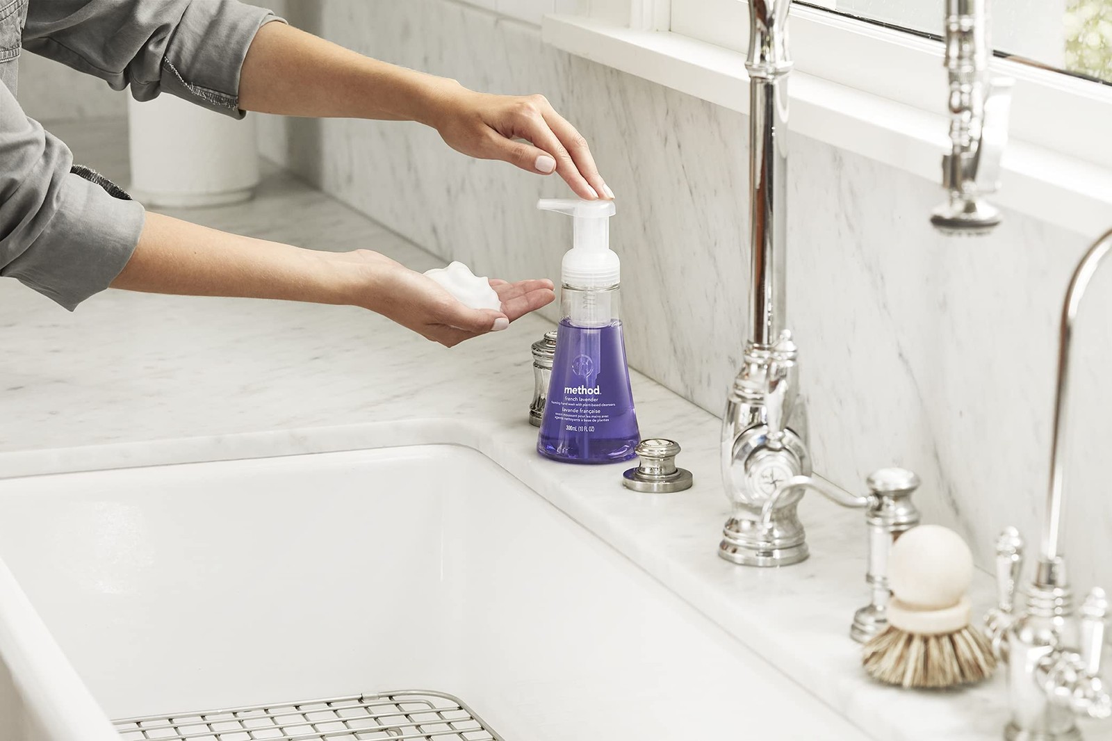 Method Foaming Hand Soap, Waterfall, Paraben 10 Fl Oz (Pack of 4), No Color