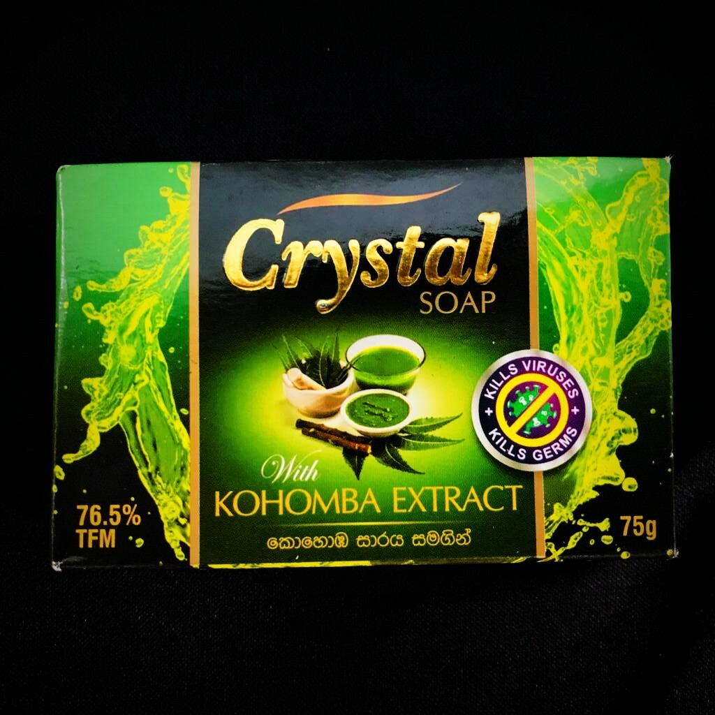 Crystal Soap With Natural Kohomba Herbal Care Ayurvedic Skin Body Beauty Bar 75g