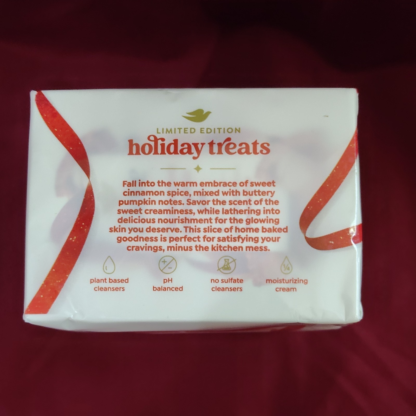 Dove Holiday Treats Cinnamon Pumpkin Pie Beauty Bar Soap Moisturizing 4×3.75oz