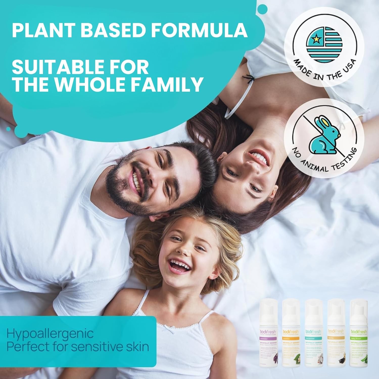 Toilet Paper Foam, Liquid Wet Wipe | Plant-Based, Eco 1.7 Fl Oz (Pack of 1)