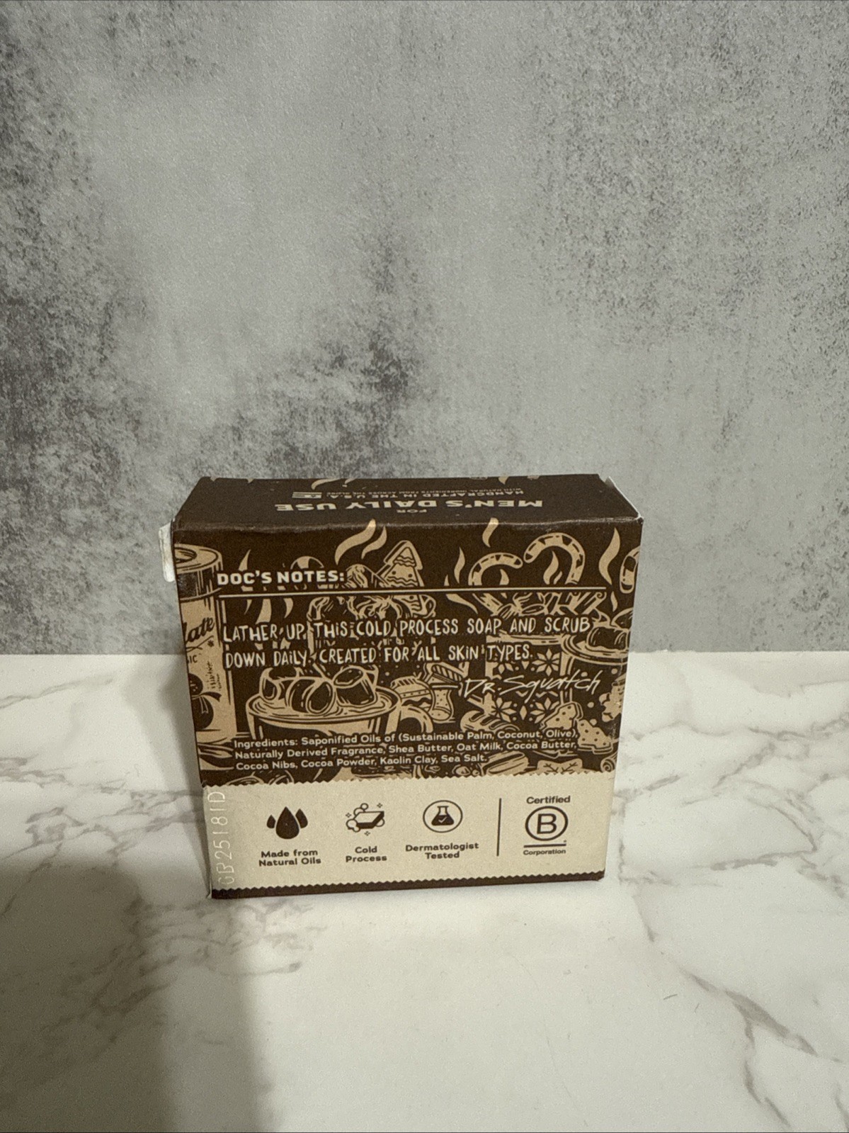 Dr. Squatch Hot Choccy Milk Cocoa Christmas Soap 5oz Chocolate