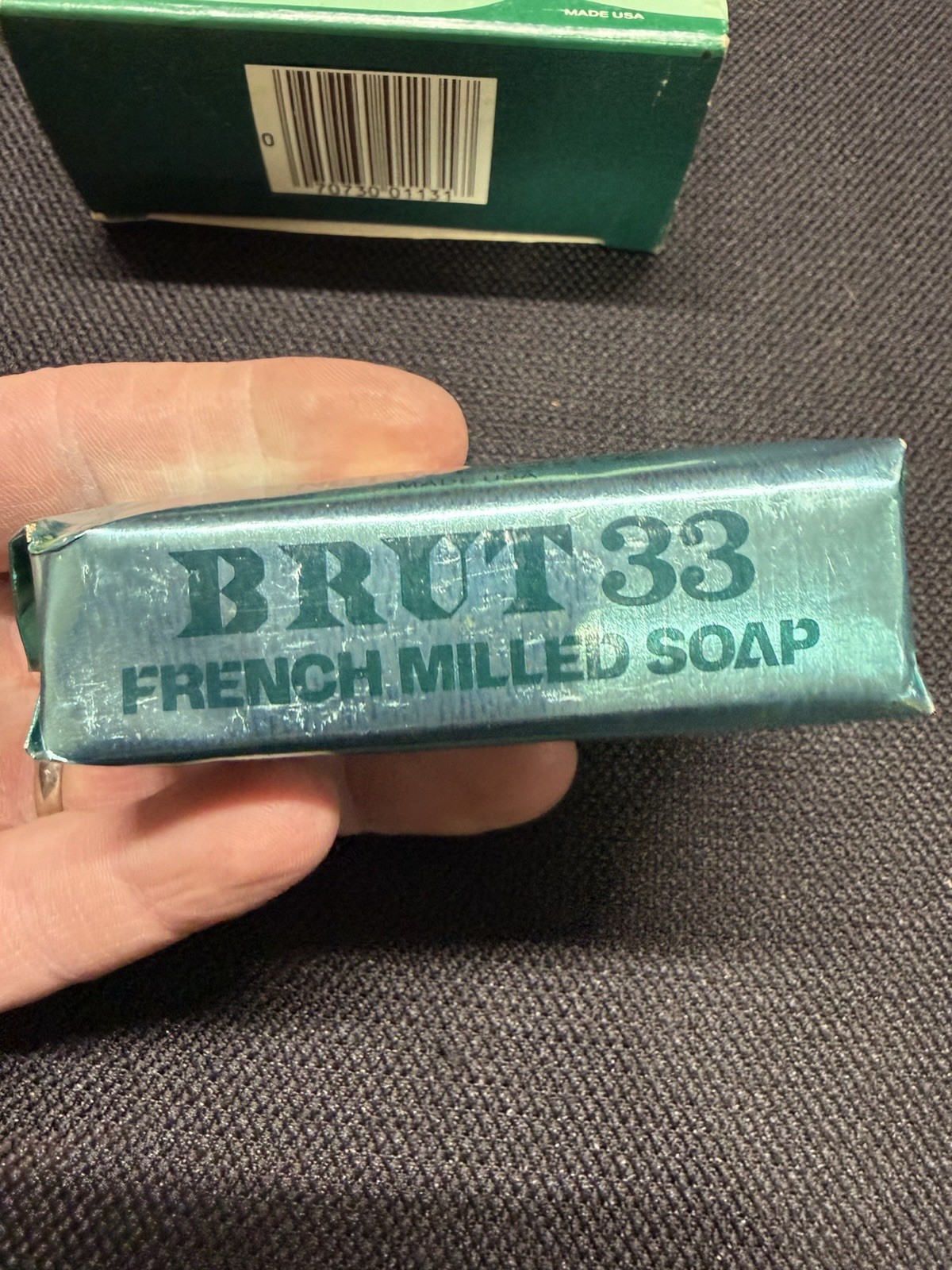 Vtg FABERGE BRUT 33 Soap On A Rope 5 Oz & Brut 33 French Milled Soap Ball 3.25oz