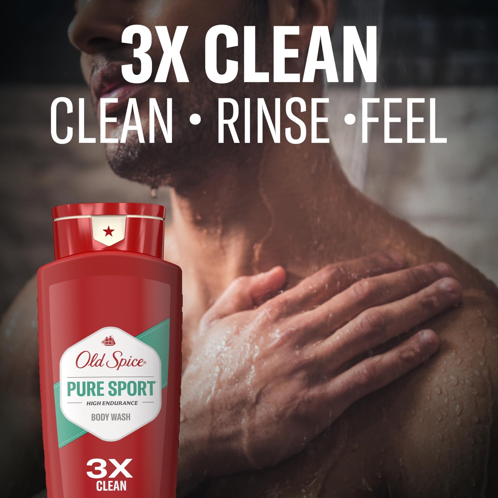 Old Spice Refreshing Body Wash for Men, High Endurance, 24 Fl Oz (Pack of 2)